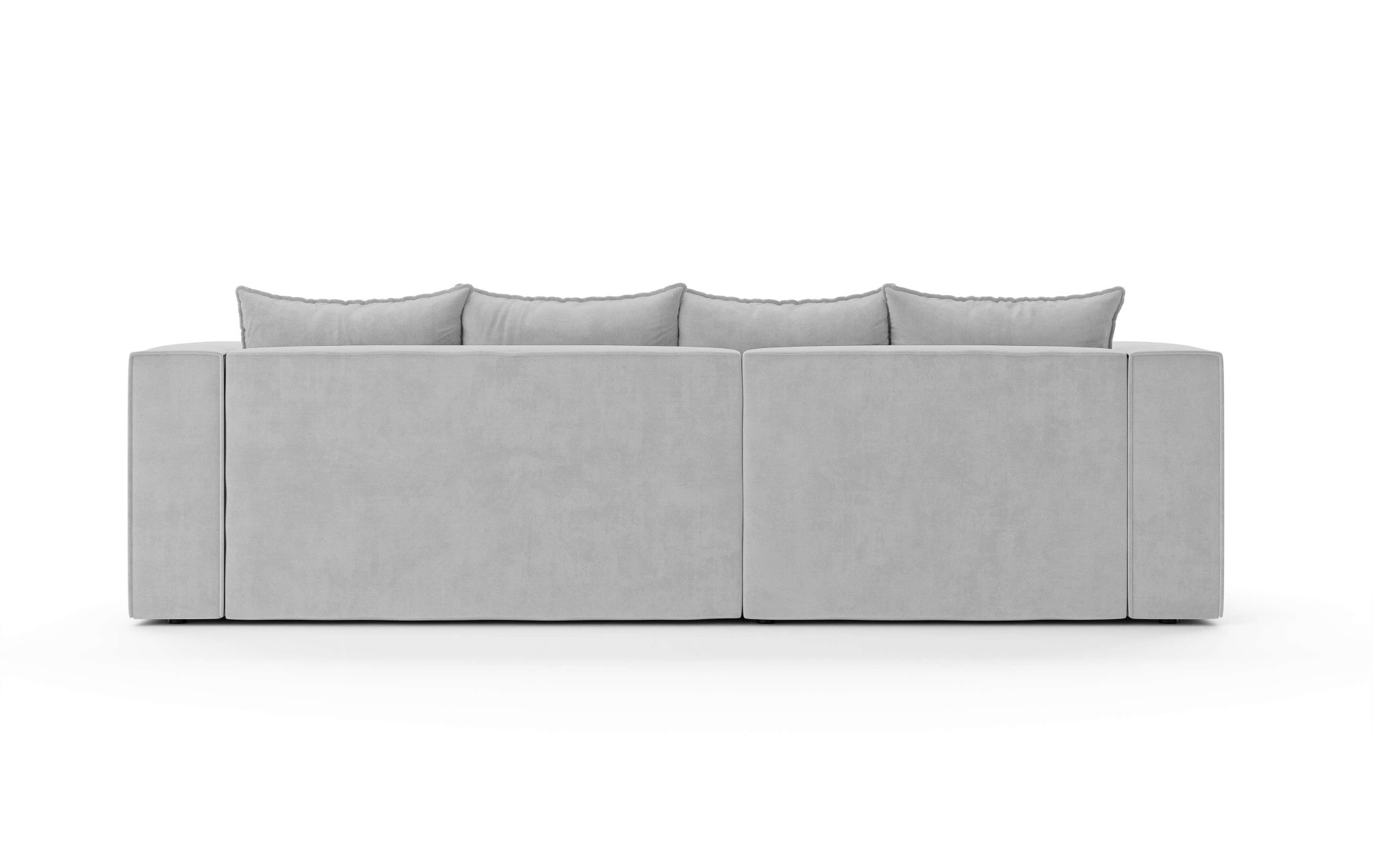 INOSIGN Ecksofa »LINCOLNVILLE mit Bettfunktion und Bettkasten, Maße B/H/T 244/76/150 cm«, L-Form mit Wellenunterfederung, Recamiere beidseitig montierbar