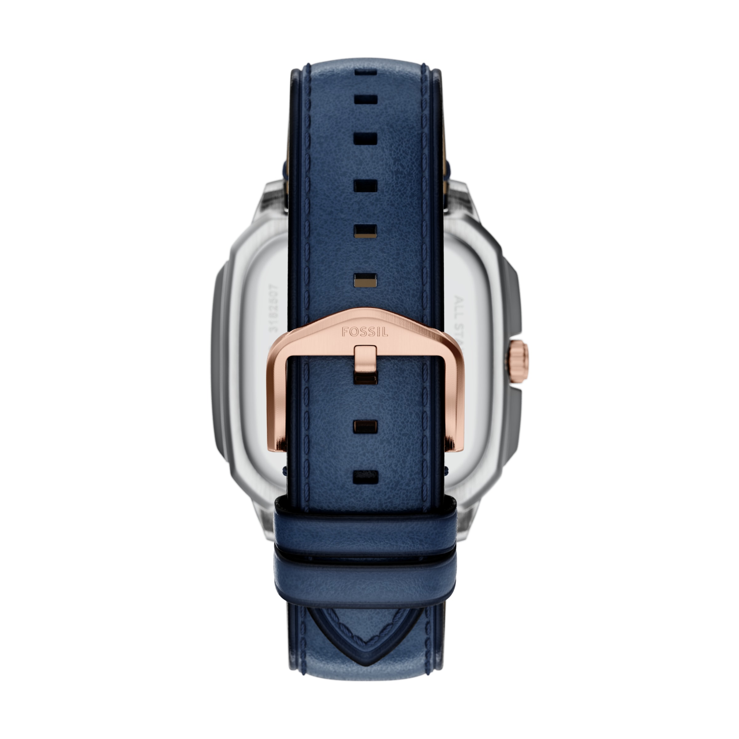 Fossil Quarzuhr »Crosby« Armbanduhr, Herrenuhr, Lederarmband, analog, Tag