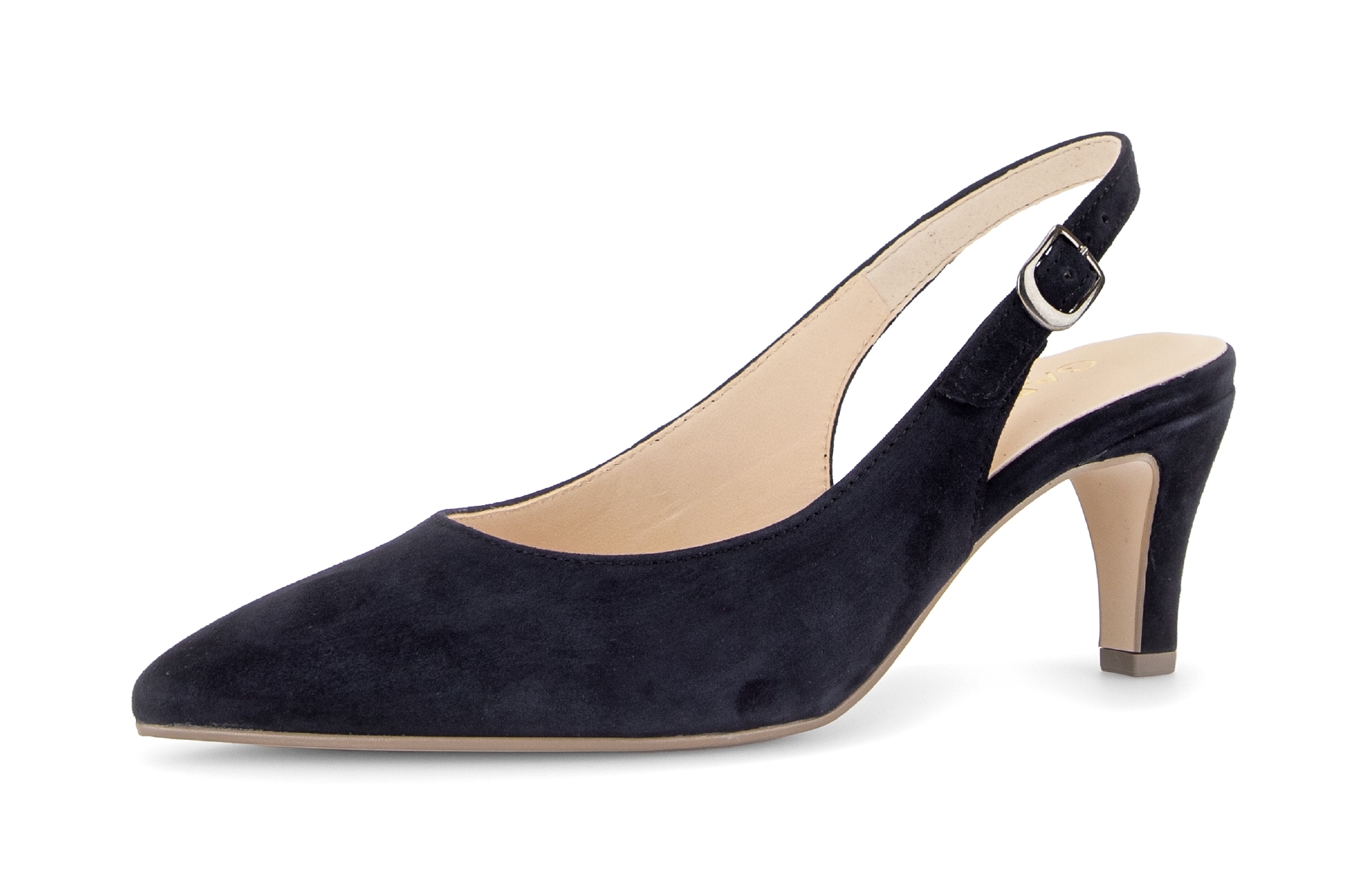 Gabor Slingpumps  , Trichterabsatz, Businessschuh, Abendschuh in spitzer Form, G-Weite