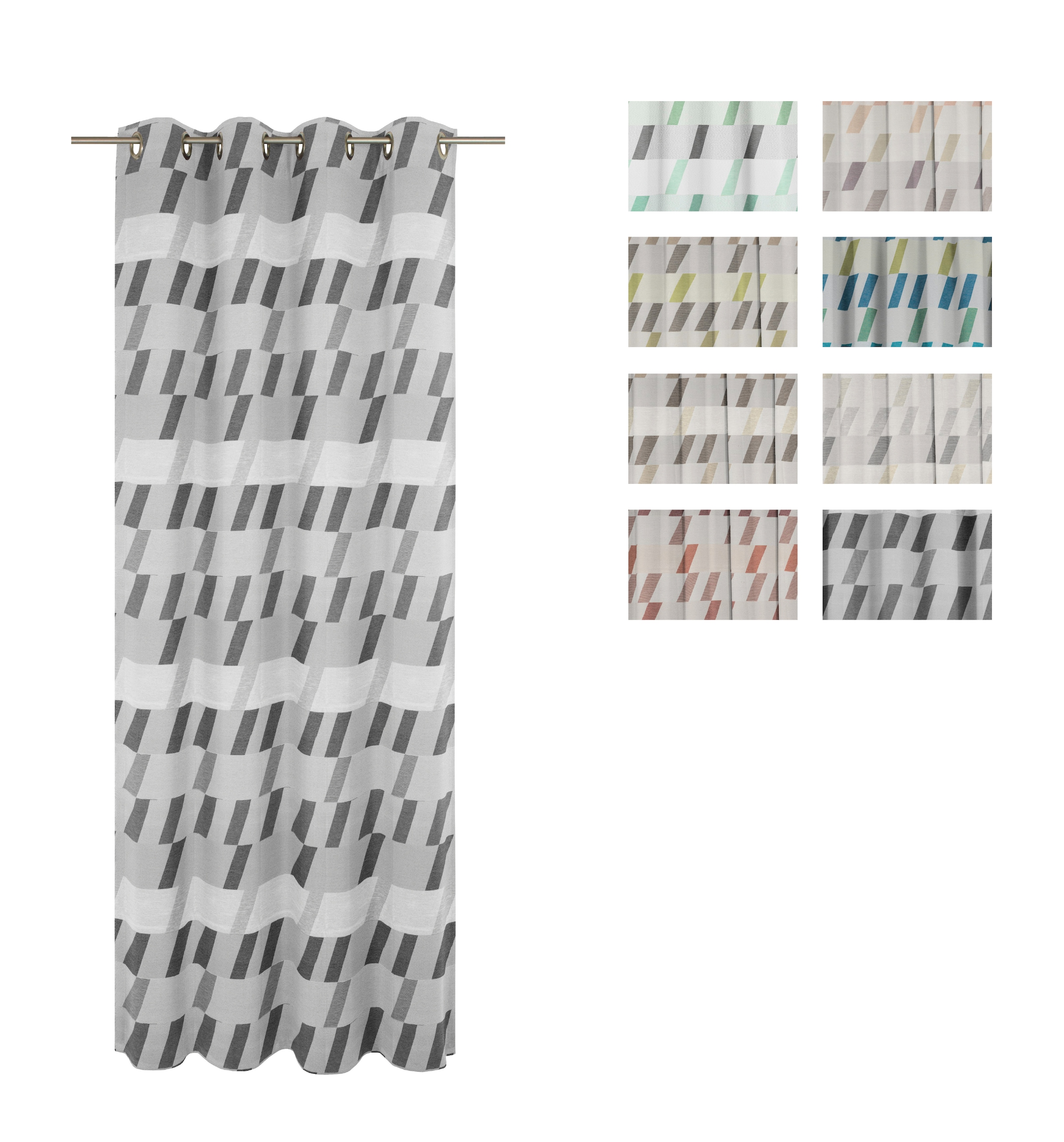 Wirth Vorhang »Bray« Ösen 1 Stk. tlg.