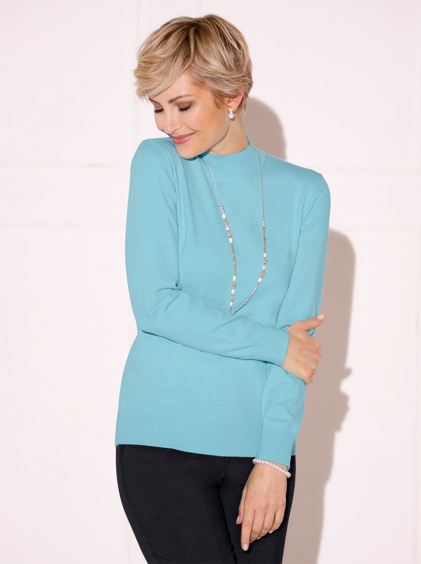 Classic Stehkragenpullover »Pullover«