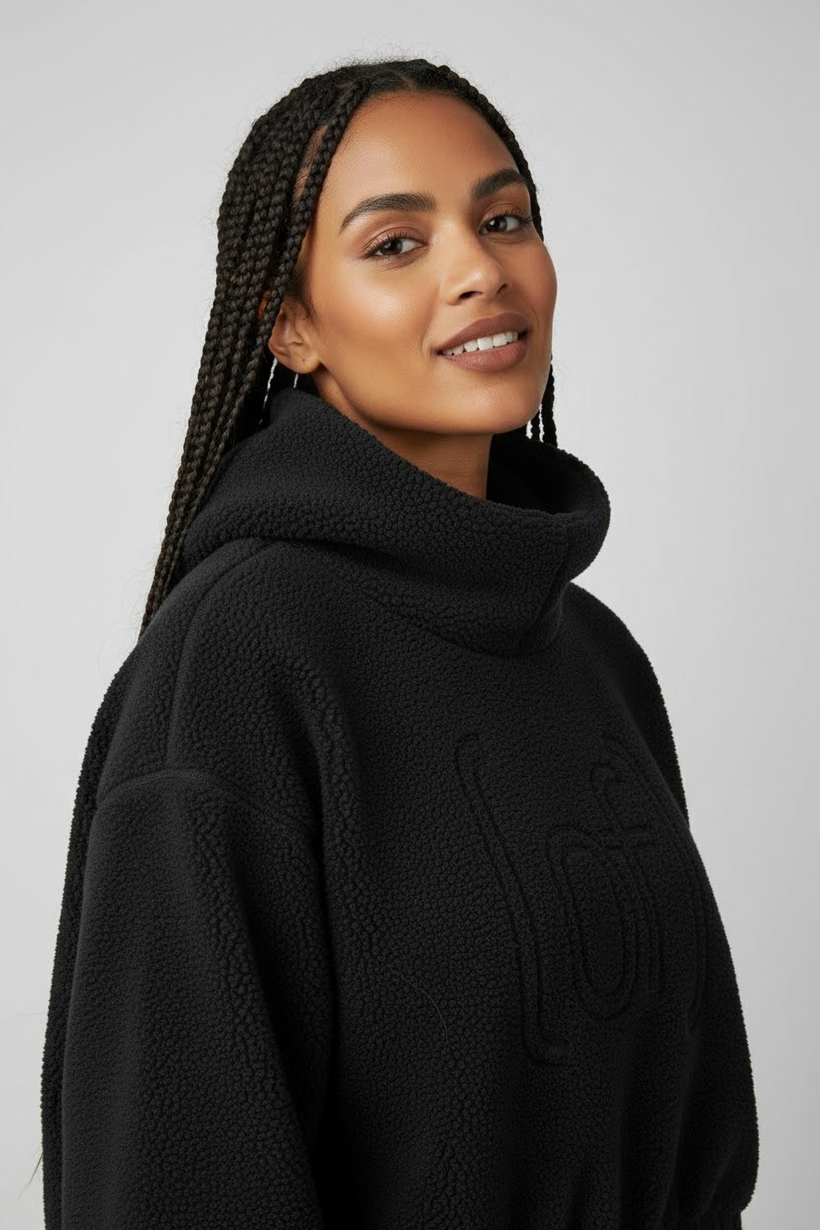 CMP Kapuzenpullover Oversize-Schnitt, mit verstellbarer Kapuze, aus Polyester