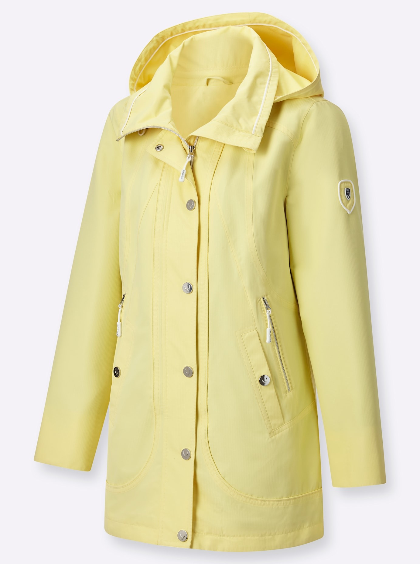 Casual Looks Langjacke, mit Kapuze