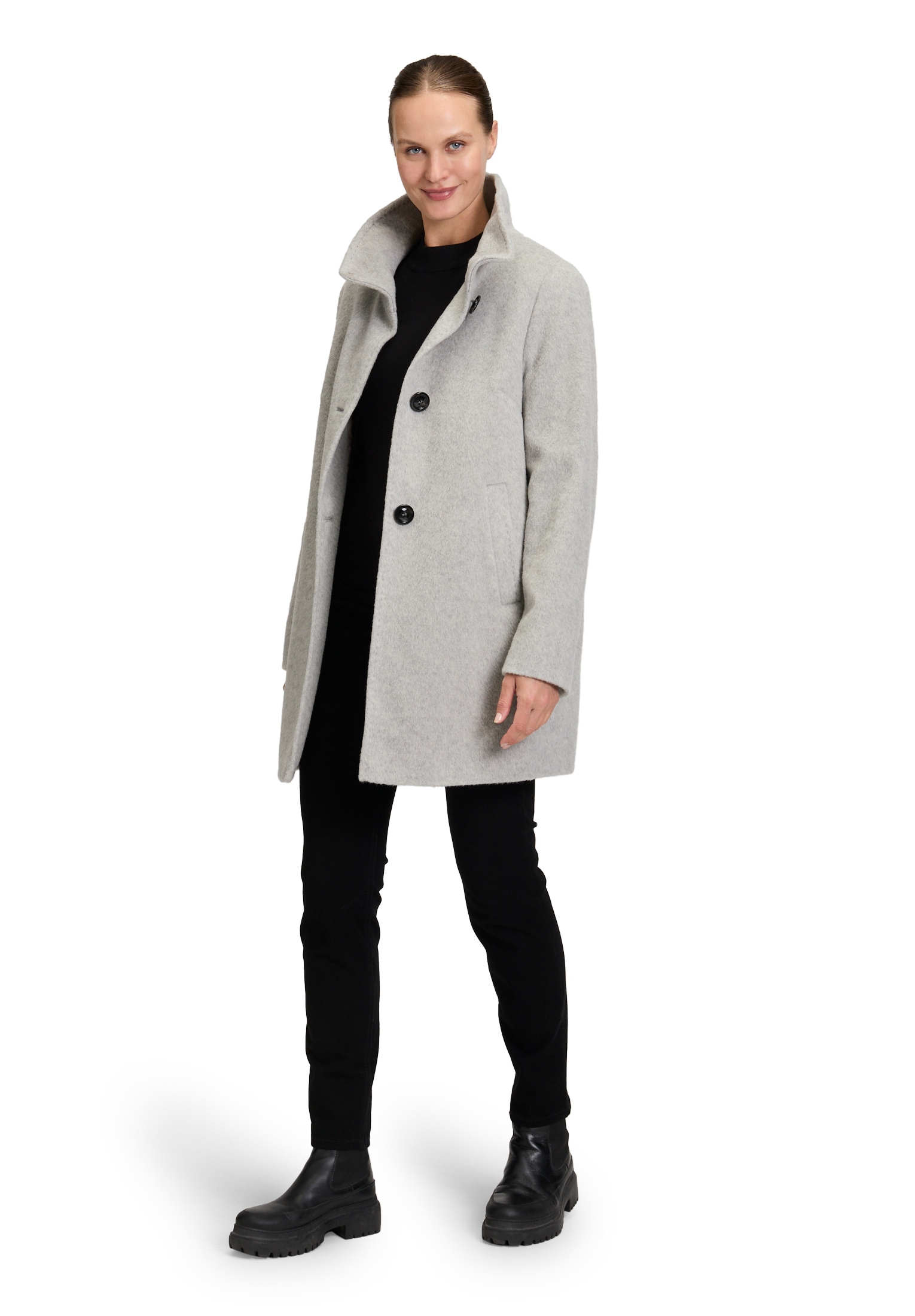 Gil Bret Wolljacke, ohne Kapuze, mit Taschen