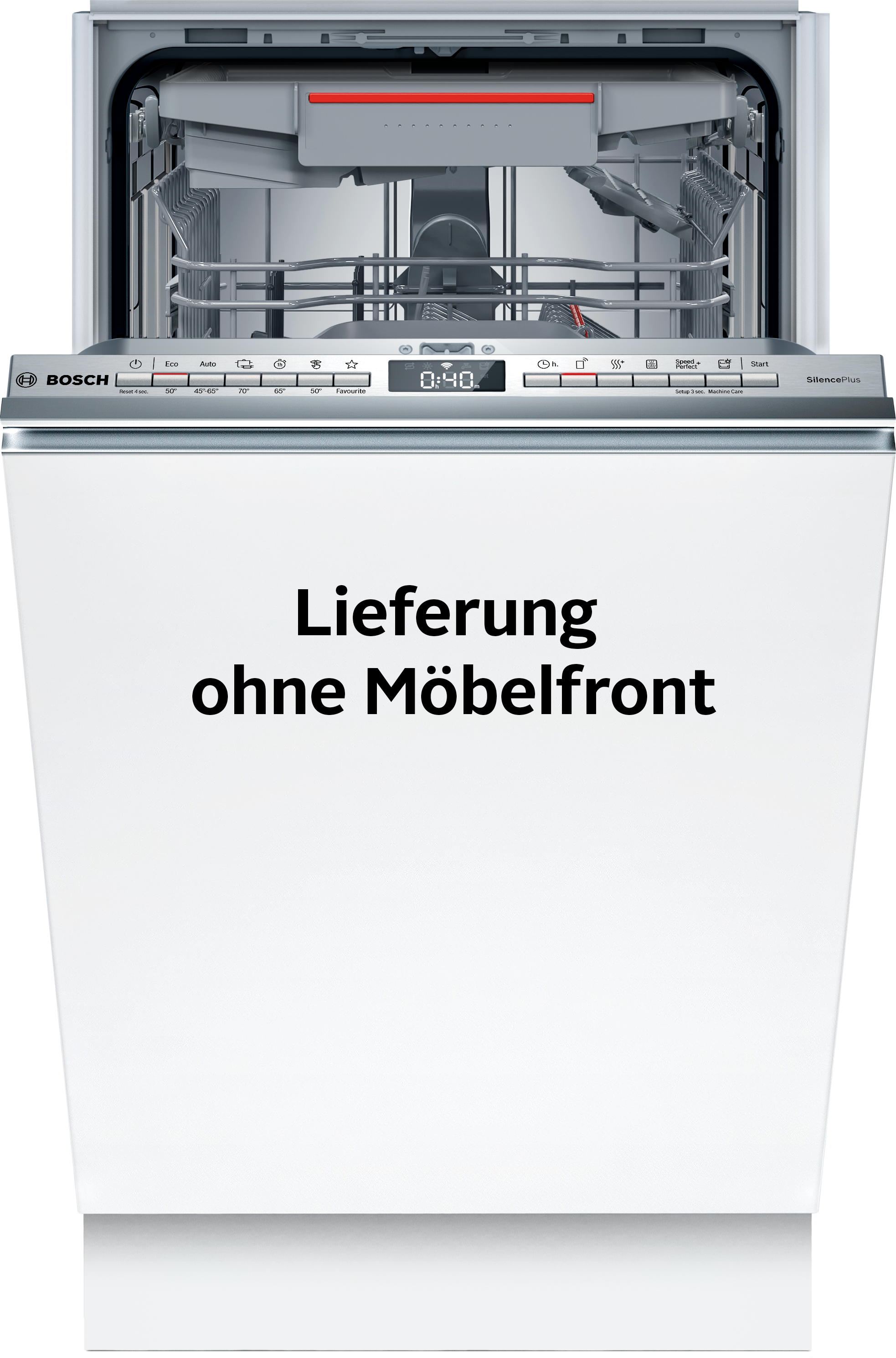 BOSCH vollintegrierbarer Geschirrspüler Serie 4 "SPV4HMX49E" 10 Maßgedecke Info Light - Erlischt am Ende des Spülvorgangs