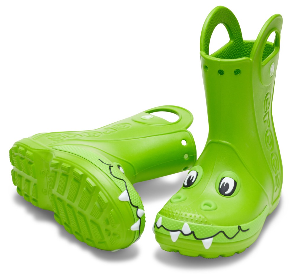 Crocs Gummistiefel »Handle It Rain Duke K«, Regenstiefel, Matschstiefel mit Dino Drachen Motiv