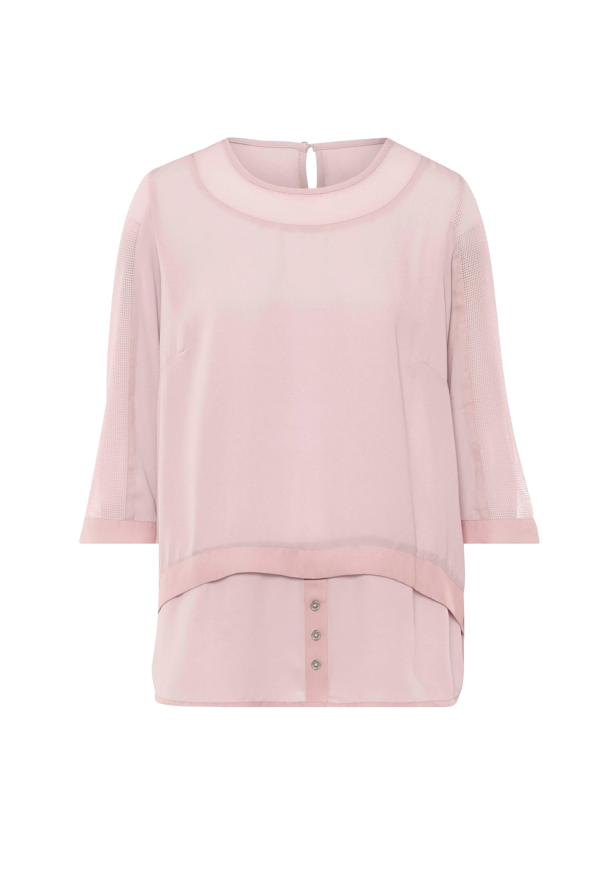heine Klassische Bluse »2-in-1-Bluse Blusenshirt in 2-in-1-Optik mit Netz-Einsätzen«