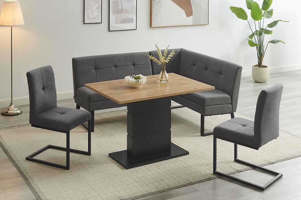 Home affaire Freischwinger »Geranie«, Vintage, mit 3D-Steppung, robustes Gestell, hochwertiger Stoff