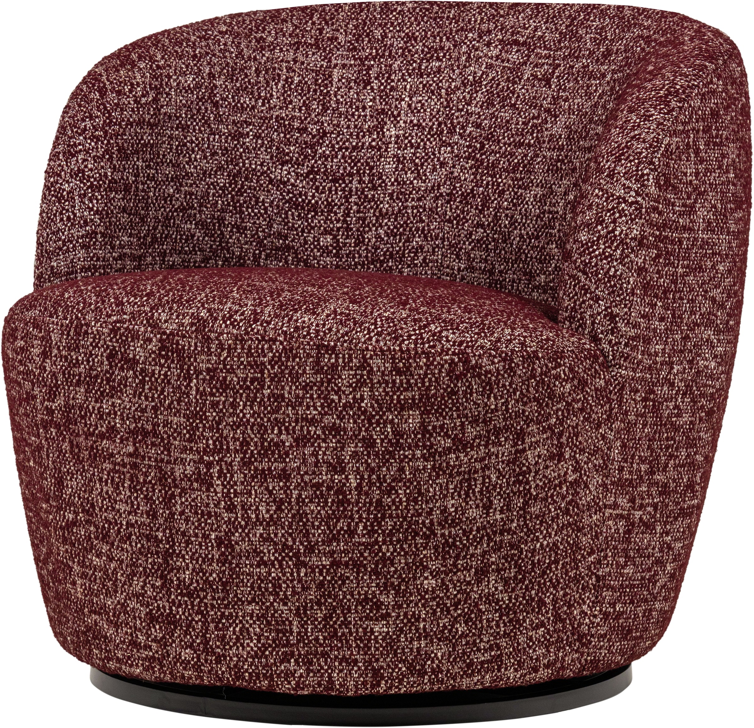 WOOOD Drehsessel »Serra Mischgewebe Bezug mit Drehmechanismus H 68 x B 70 x T 77 cm« Tragkraft 120 kg, vollständig montiert, Geringe Verschleißfestigkeit