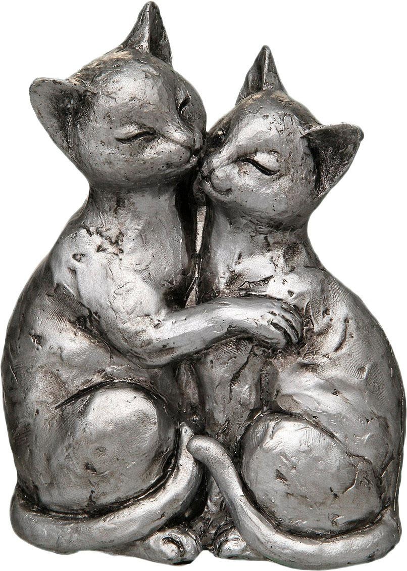 Dekofigur »Katzen-Paar«, Höhe 15 cm