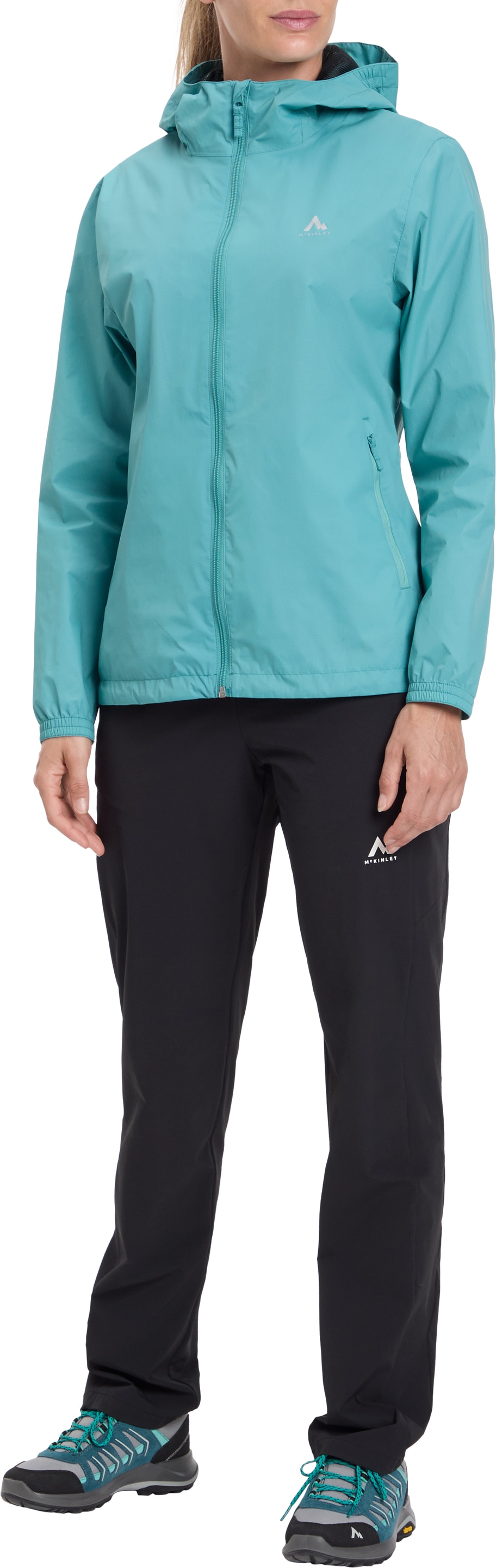McKINLEY Regenjacke »DA.-REGENJACKE KEREOL IV W« sportlicher Stil, atmungsaktives Material, winddicht