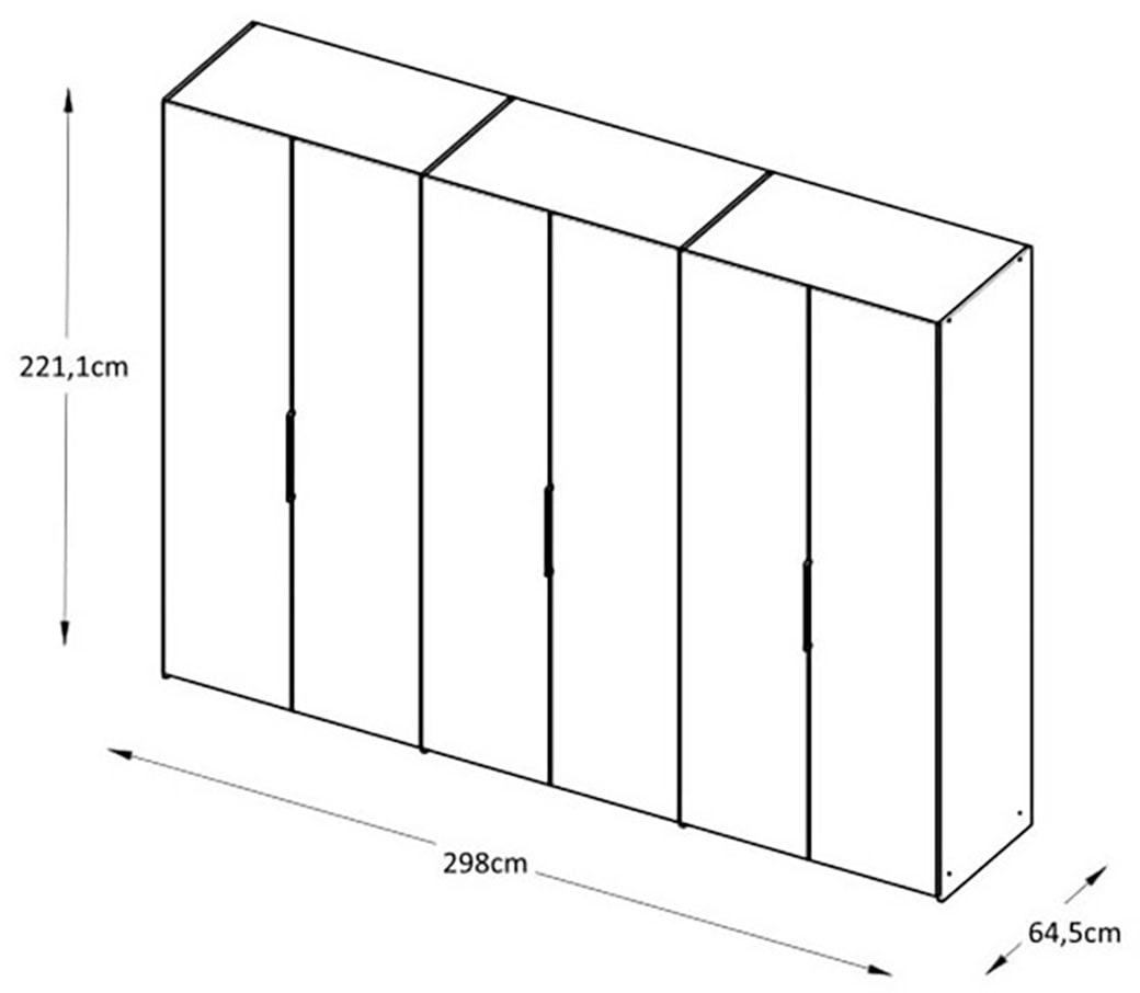 STAUD Drehtürenschrank »Extenso, edles Design in hochwertiger Qualität, Made in Germany«