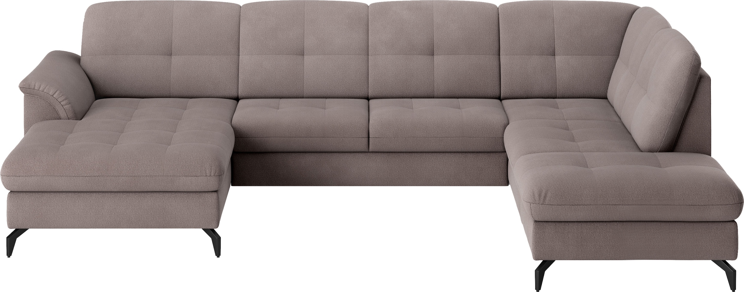 sit&more Wohnlandschaft »Zora U-Form«, wahlweise mit Bettfunktion und Bettkasten