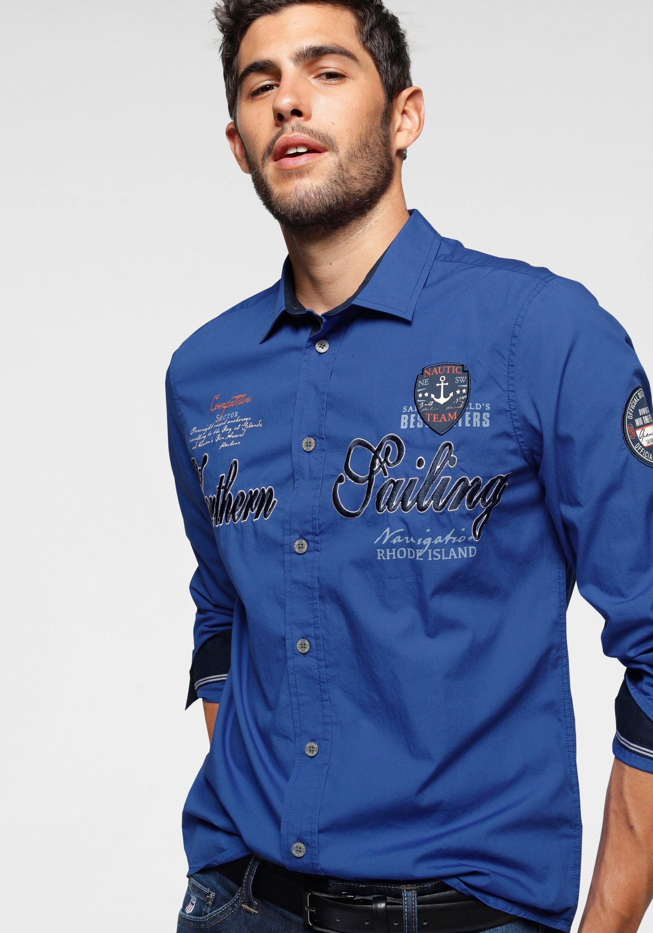 Rhode Island Langarmhemd bei ♕ Universal.at