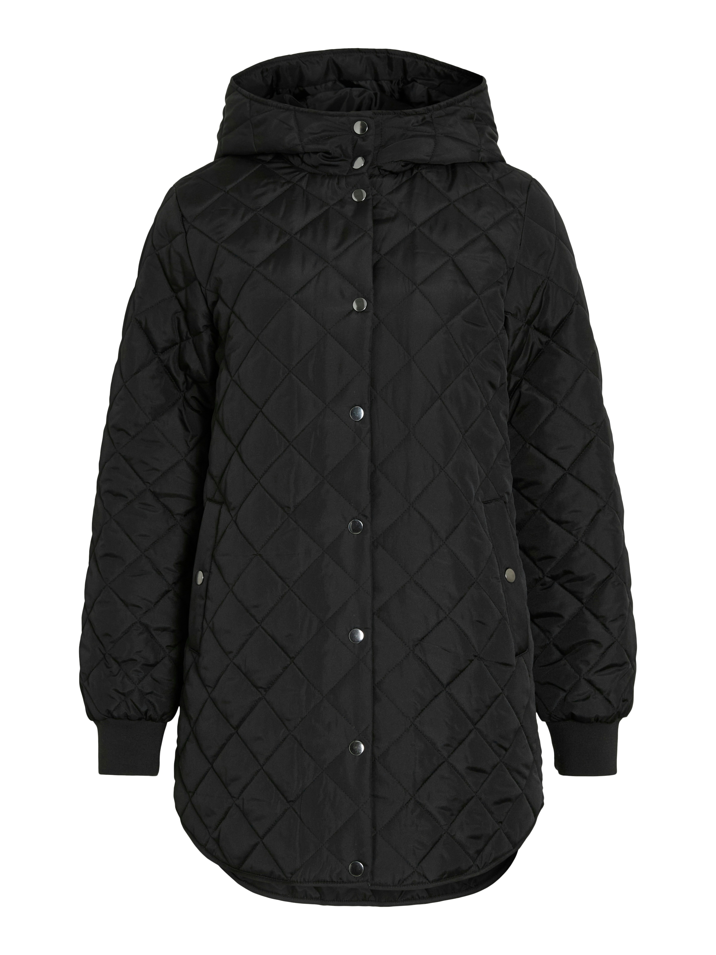 Vila Steppjacke »VITATE L/S HOODED JACKET - NOOS« mit Kapuze Kunstfaser