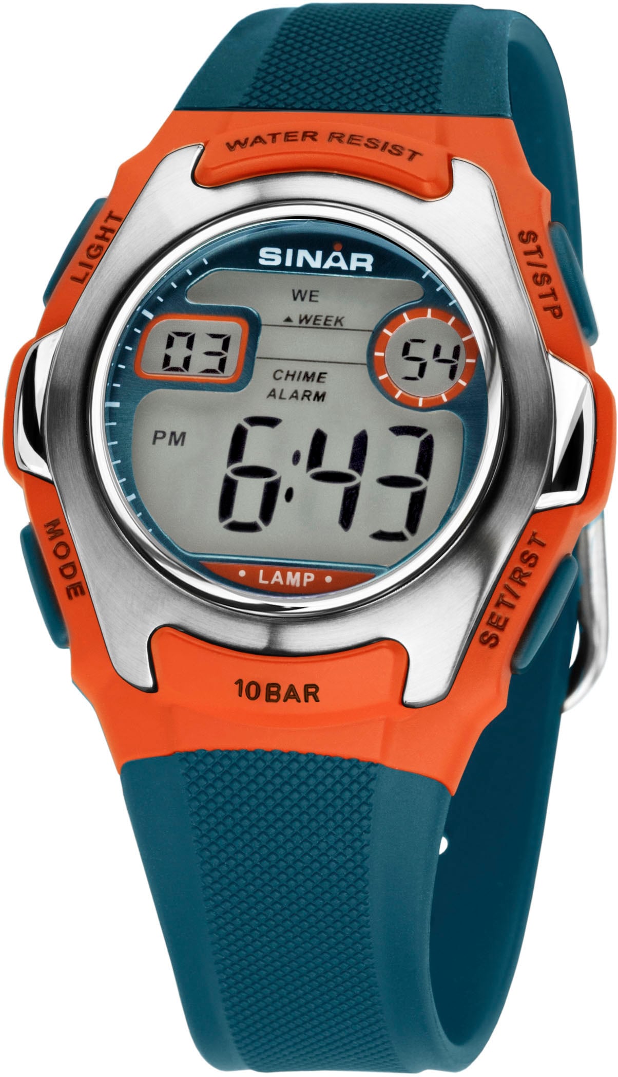SINAR Quarzuhr »XE-50-6«, Armbanduhr, Kinderuhr, digital, Datum, ideal auch als Geschenk