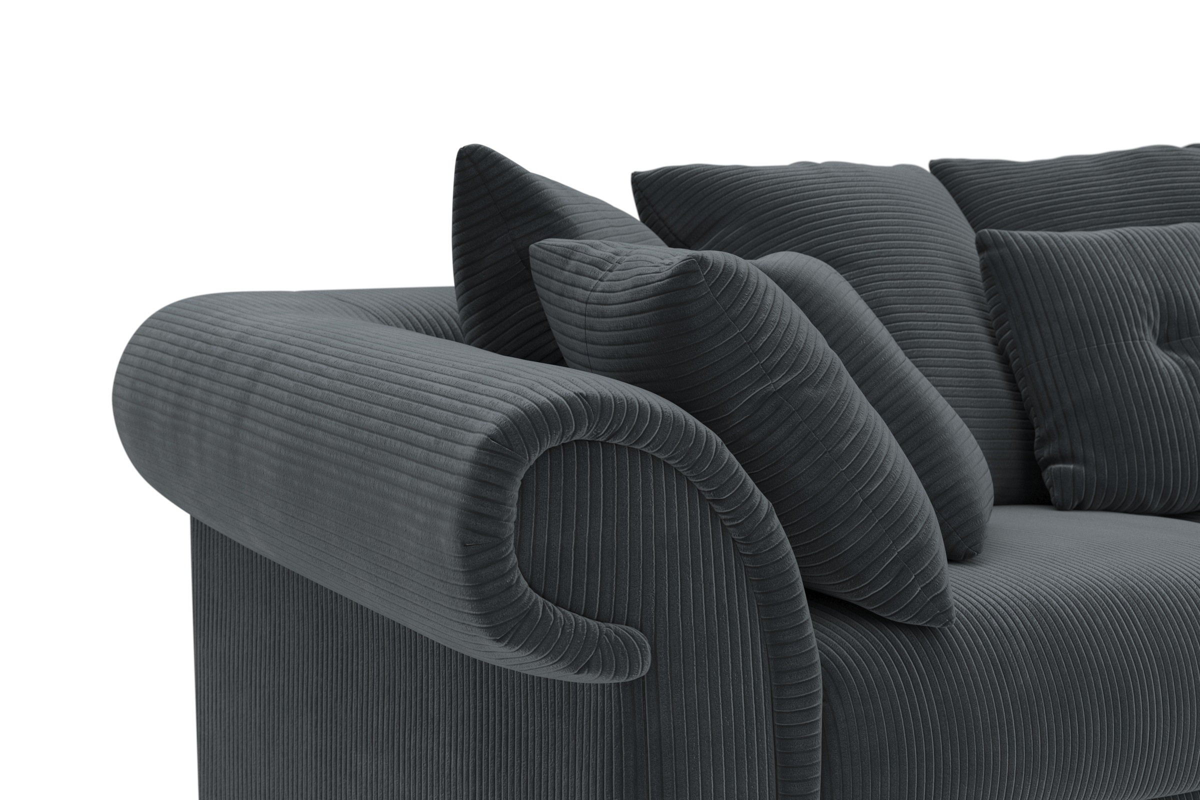 Home affaire Big-Sofa »Queenie zeitlosem Sitzkomfort | St.), mit viele weichem Kissen (2 und UNIVERSAL kuschelige Megasofa«, bestellen Design, online