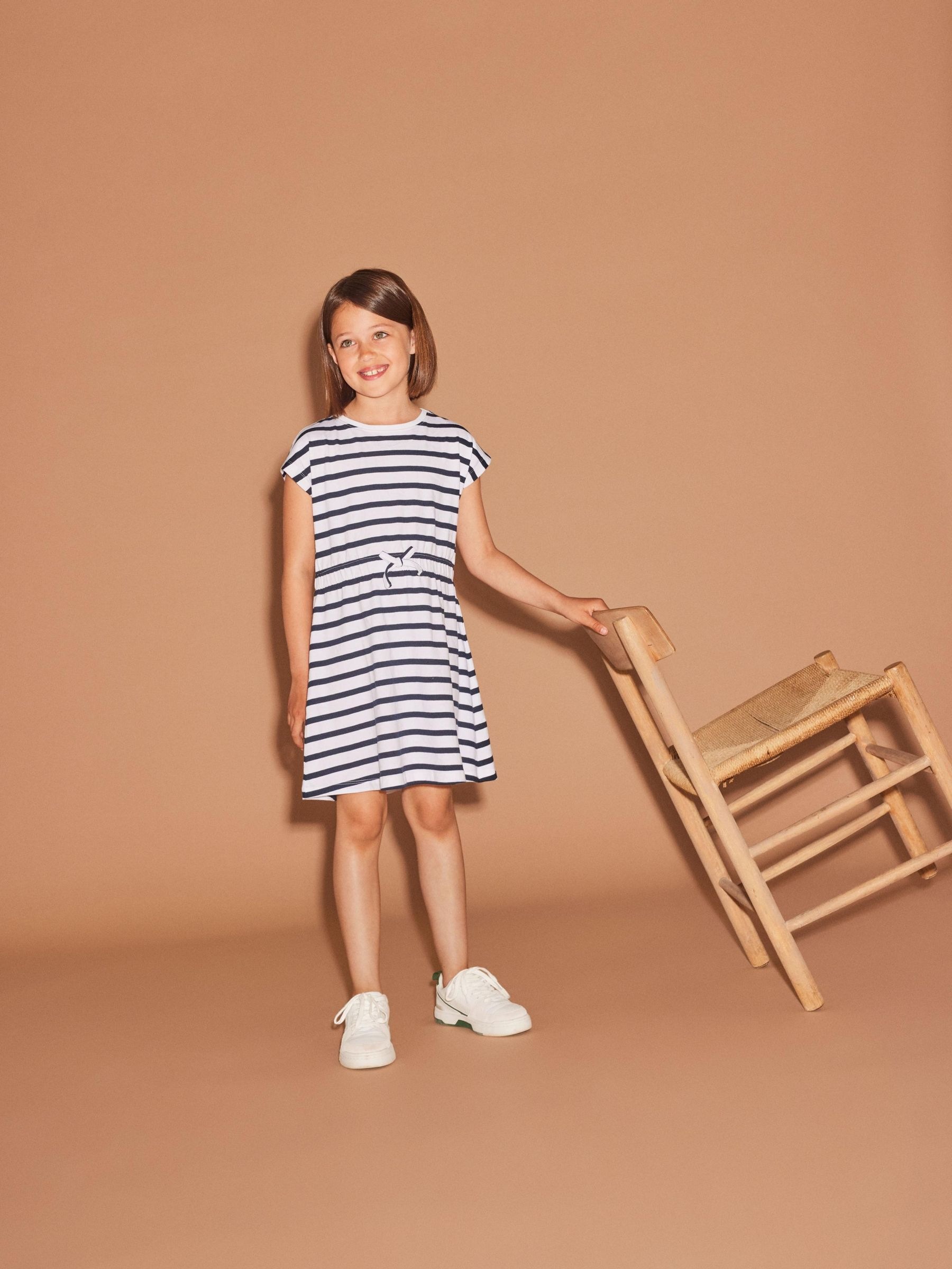 Name It Minikleid »NKFMIE SS DRESS NOOS« Baumwolle, Jersey, elastische Taille, regular fit