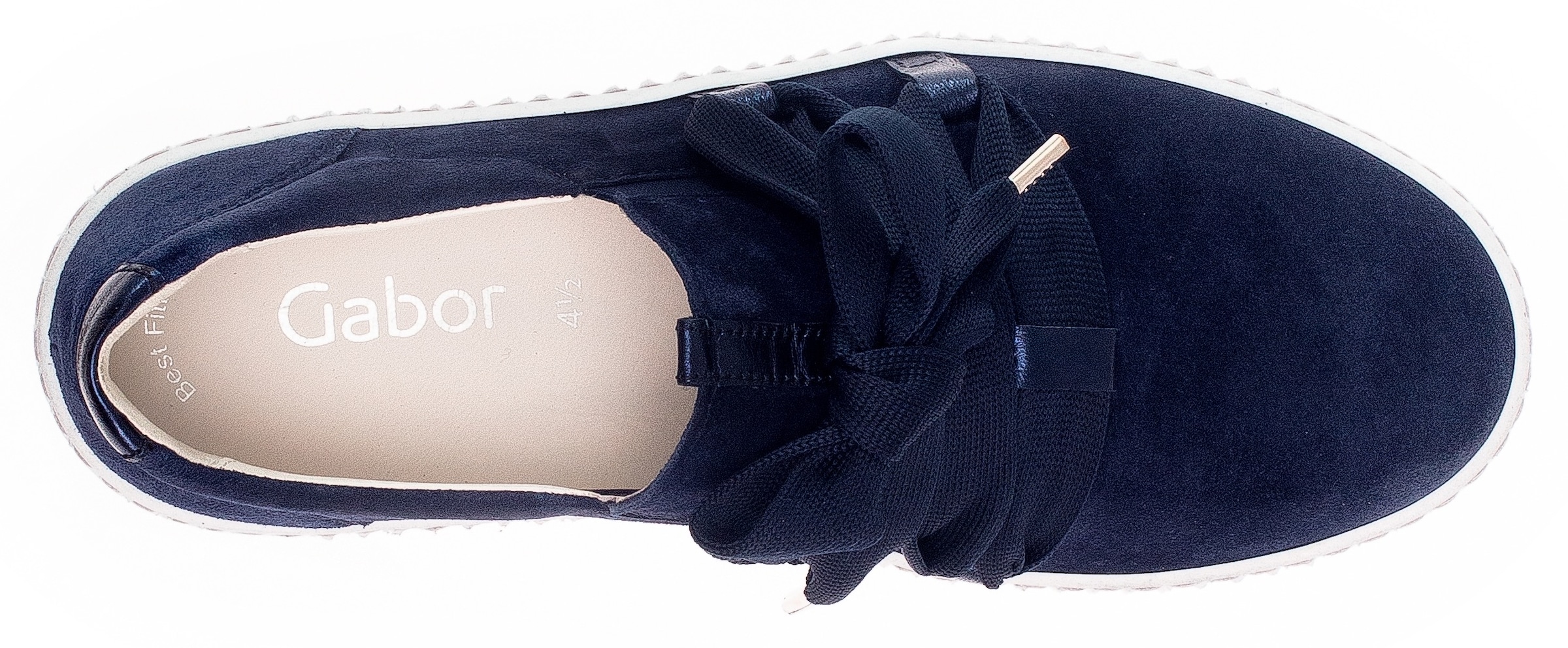 Gabor Plateausneaker, Slip-On Sneaker, Slipper, Schnürschuh mit Zierschnürung