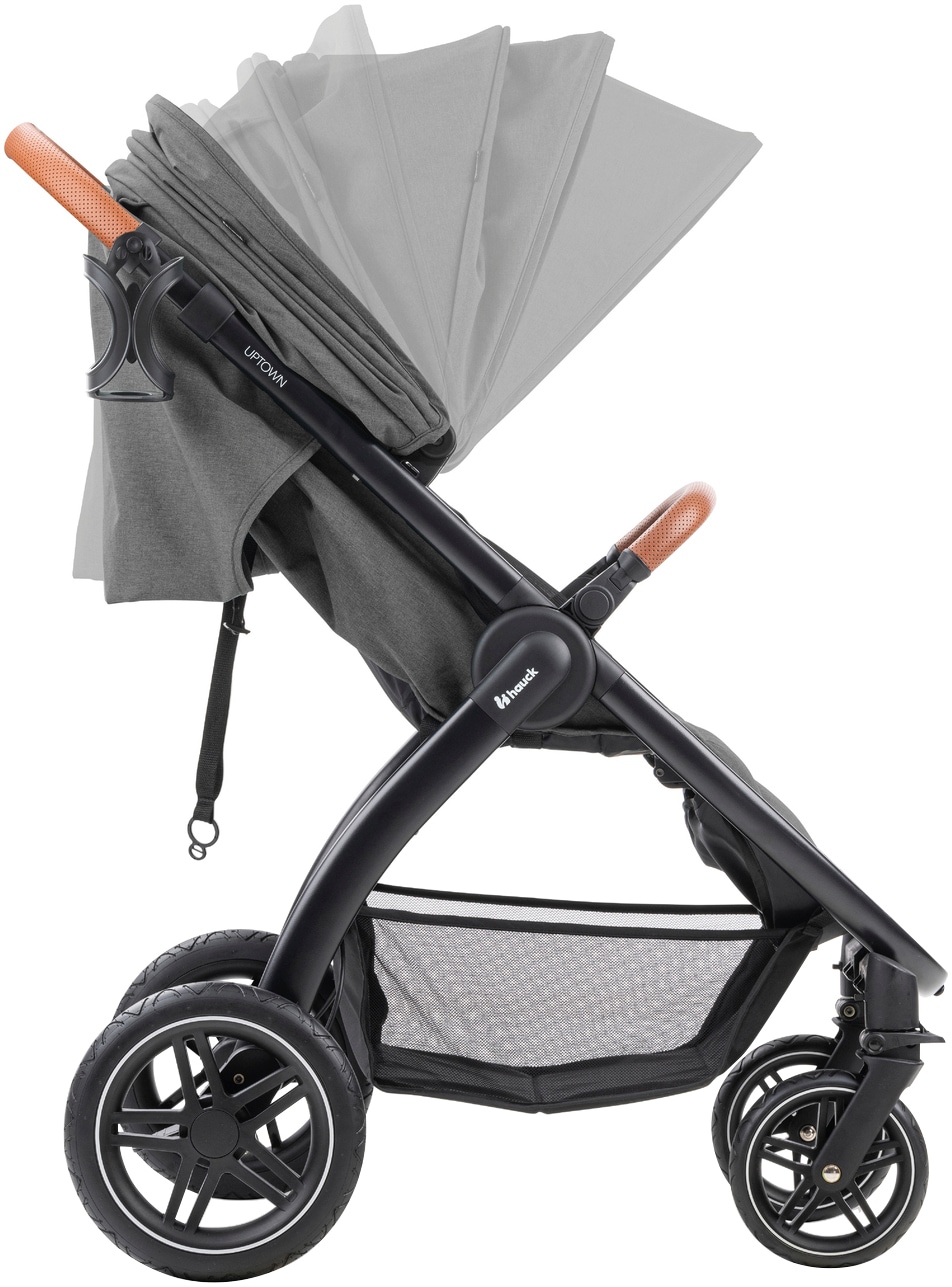 Hauck Kinder-Buggy »Uptown, Black Melange Grey«, 22 kg, bis 22 kg belastbar
