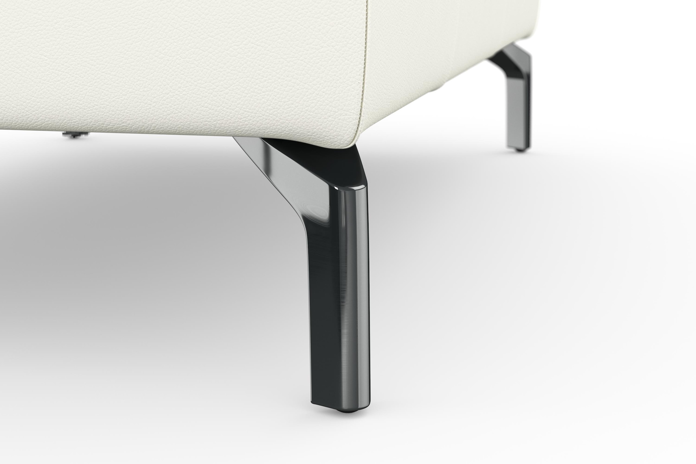 sit&more Hocker »Bendigo«, mit Klappfunktion, Bodenfreiheit 15 cm, wahlweise in 2 Fußfarben