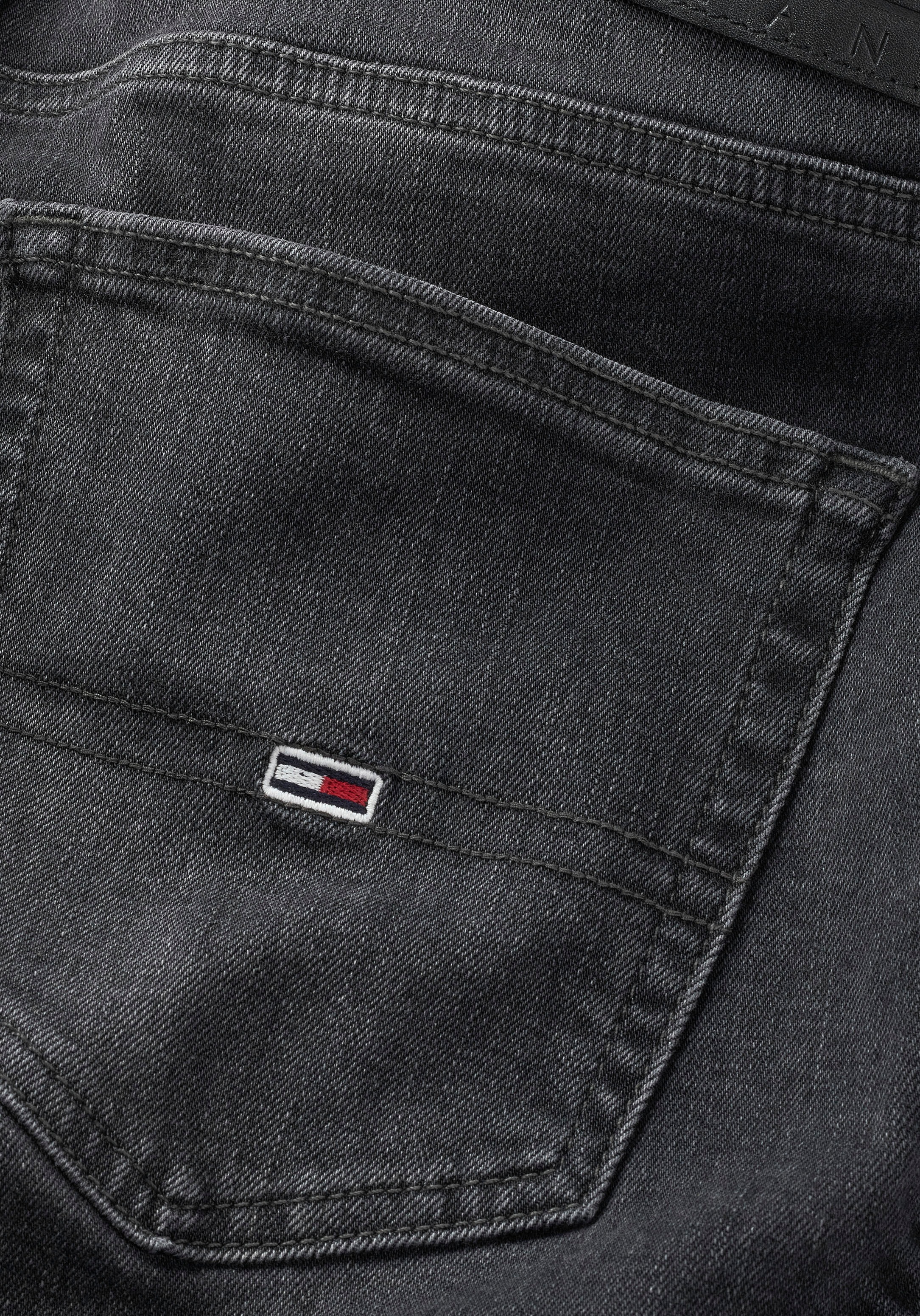 Tommy Jeans Slim-fit-Jeans »Scanton Slim«, Slim‑Fit‑Jeans mit mittlerer Leibhöhe, 5‑Pocket‑Design