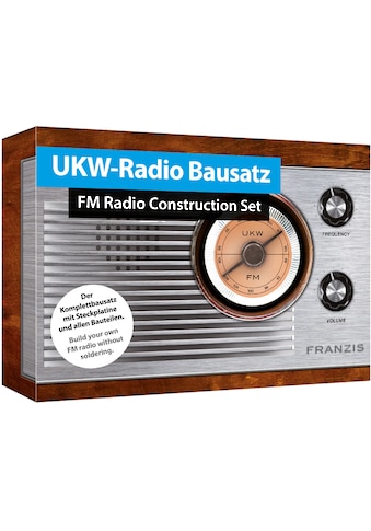 Franzis Experimentierkasten »UKW-Radio Bausatz zum Stecken« kaufen