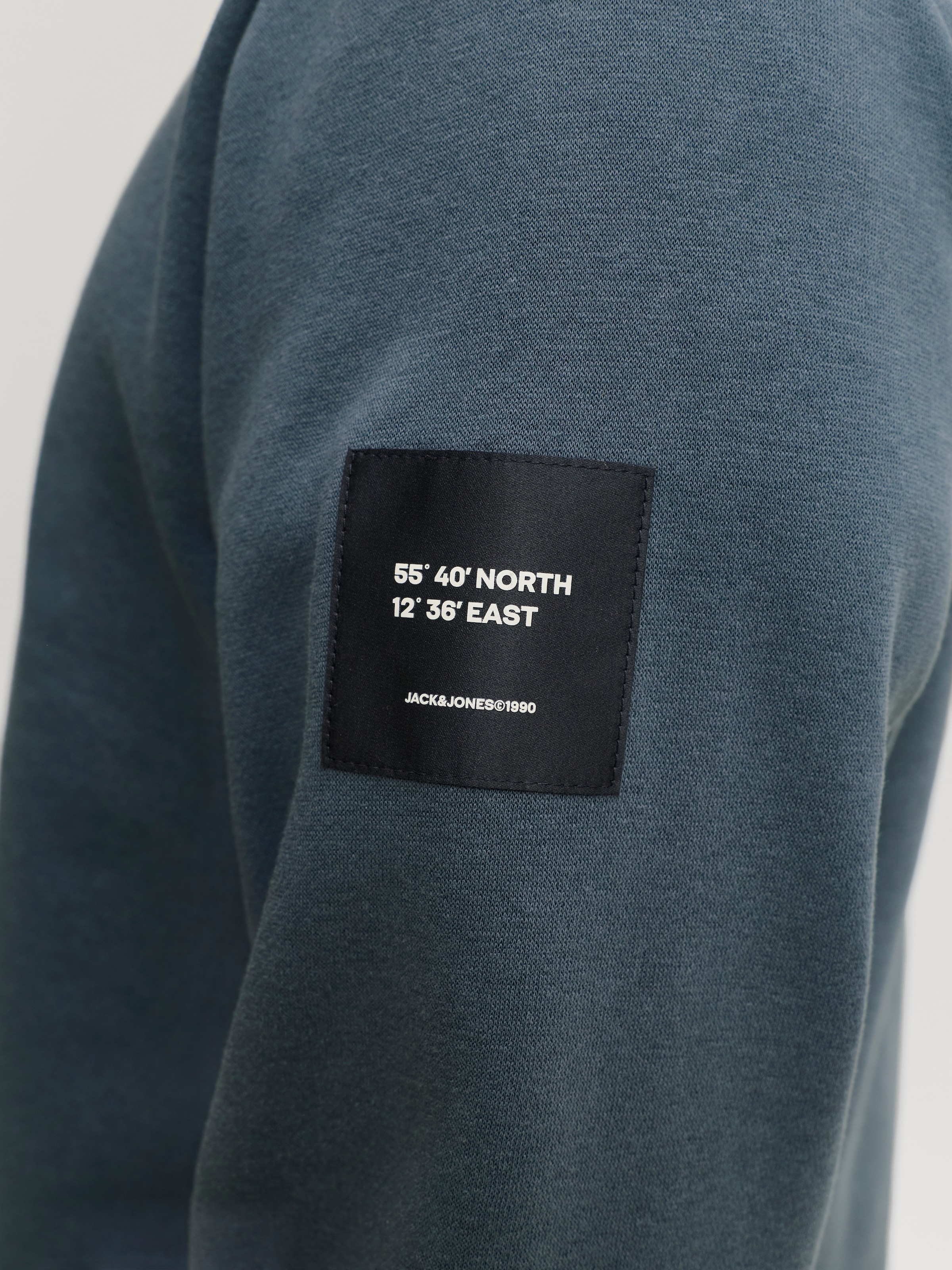 Jack & Jones PlusSize Sweatshirt »JJCLEVELAND SWEAT CREW NECK PLS«, Materialmix, regular fit
