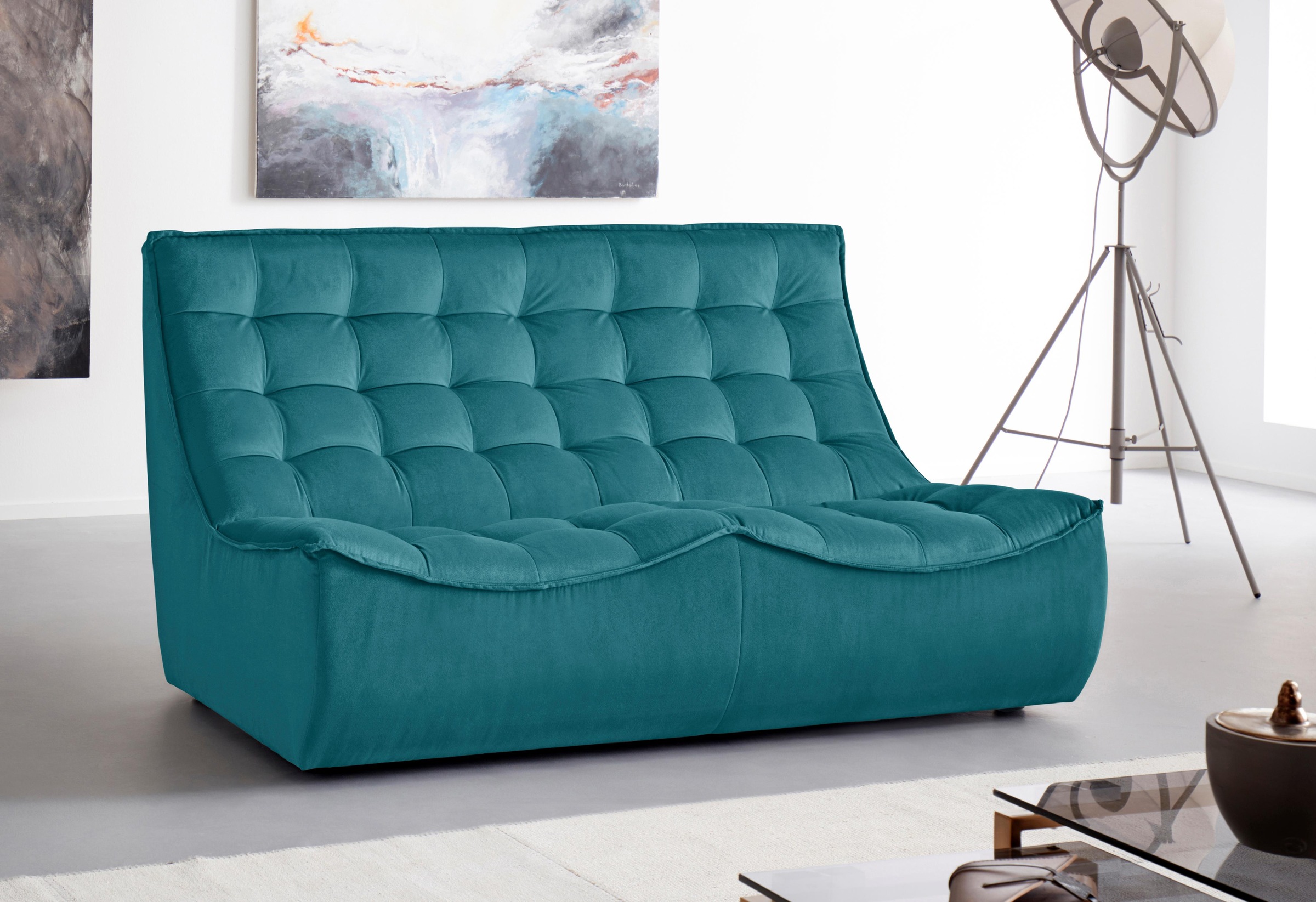 CALIA ITALIA 2-Sitzer »Banjo, italienisches Doppelsofa, als 2-Sitzer oder als Modulsofa«, Design und Komfort im Einklang