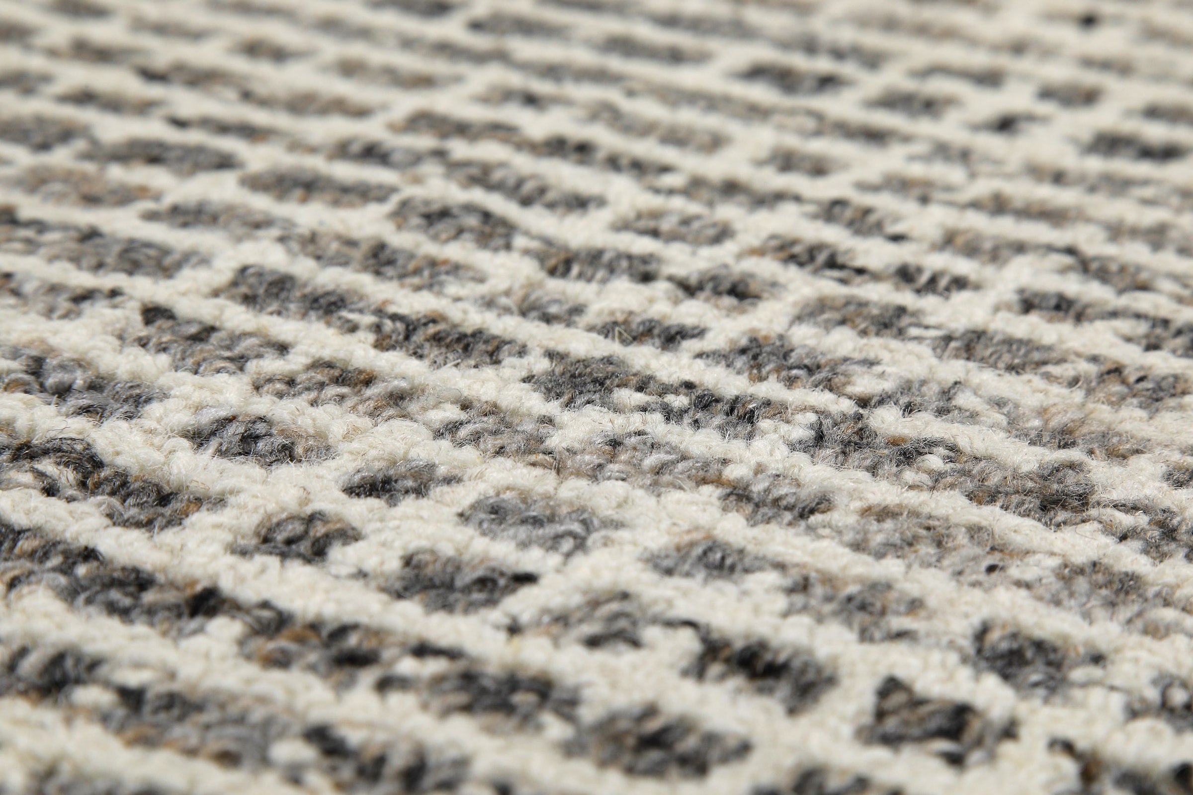Wecon home Teppich »Hamptons FOURTEEN«, rund, 10 mm Höhe, Fasermix, Kurzflor, Wohnzimmer, Schlafzimmer, elegant, Karo-Muster