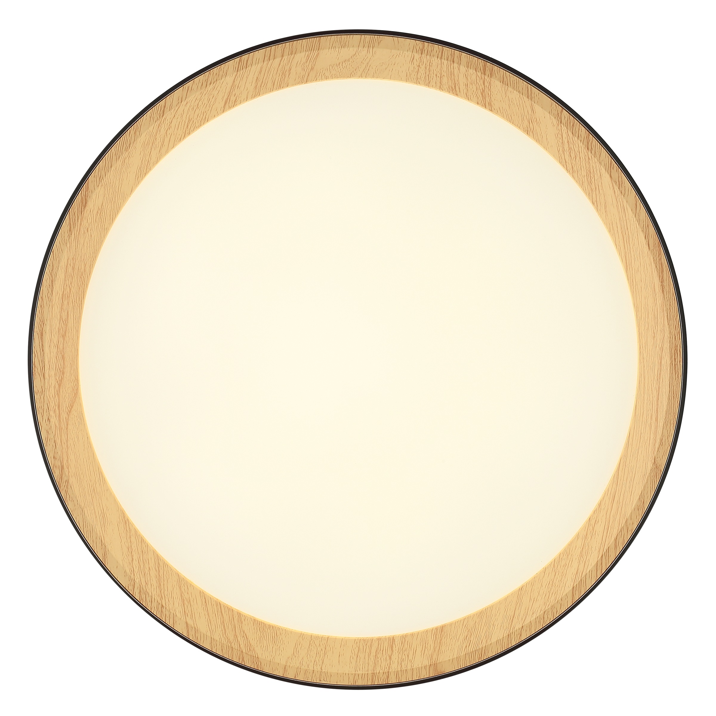 Brilliant LED Deckenleuchte »Larios« LED-Modul 1 Stk. warmweiß - kaltweiß Ø 39 cm, 2100lm, 3000-6500K, dimmbar, braun/schwarz