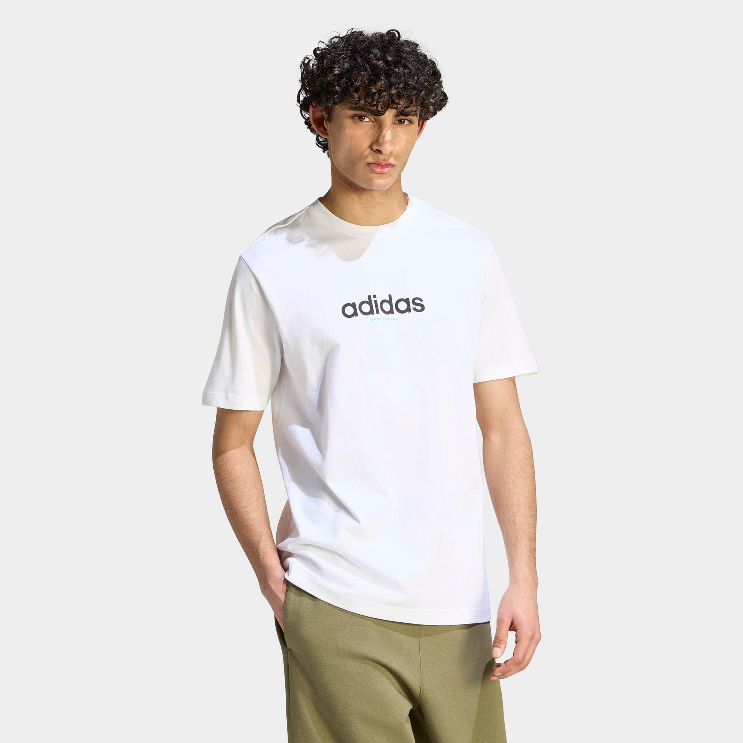 adidas Sportswear T-Shirt »MEMORIES OF SPORT GRAFIK« mit normaler Länge, sportlicher Stil, ohne Verschluss, aus Baumwolle