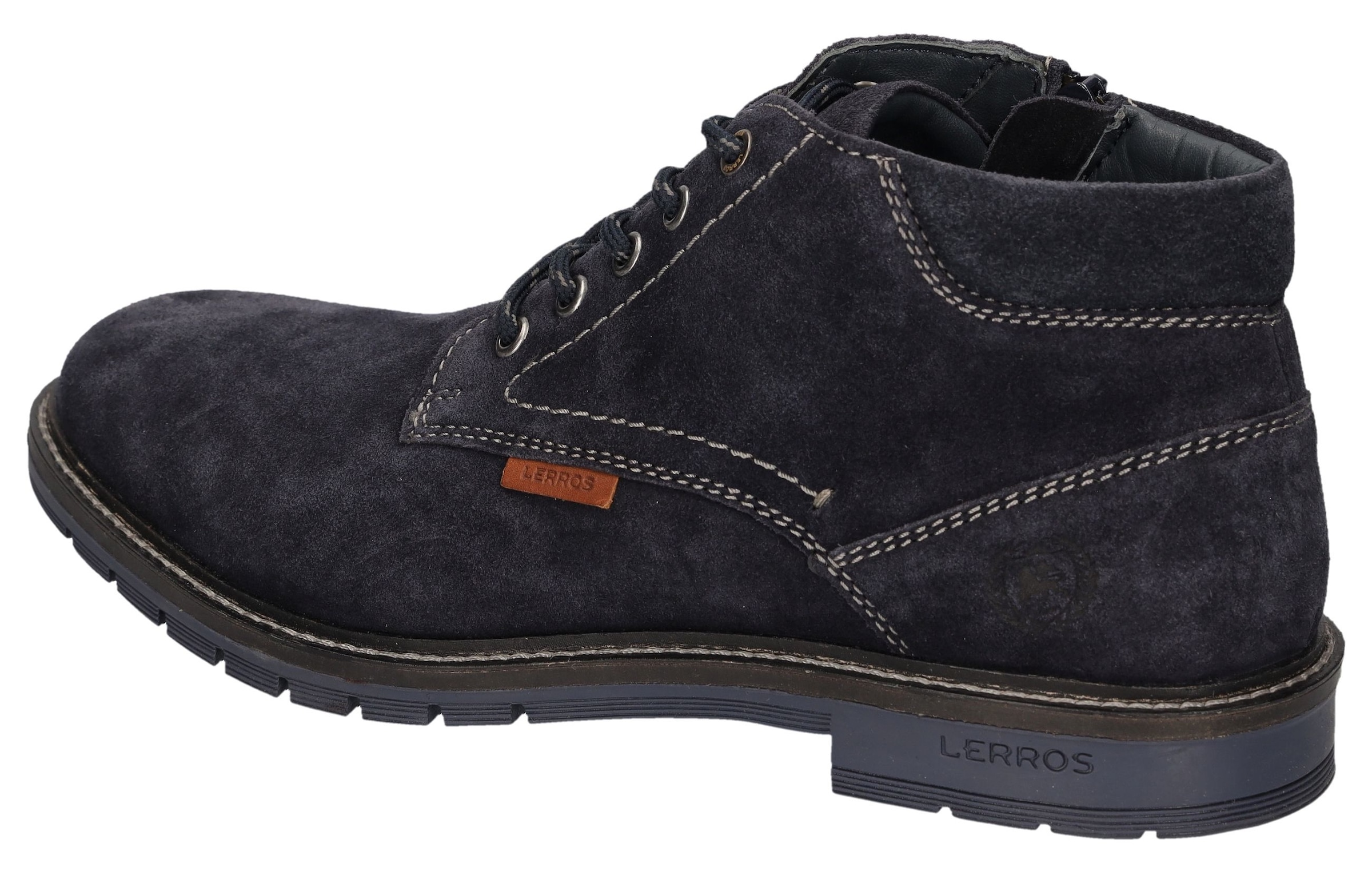 LERROS Schnürboots  Business Schuh, Schnürboots mit Blockabsatz