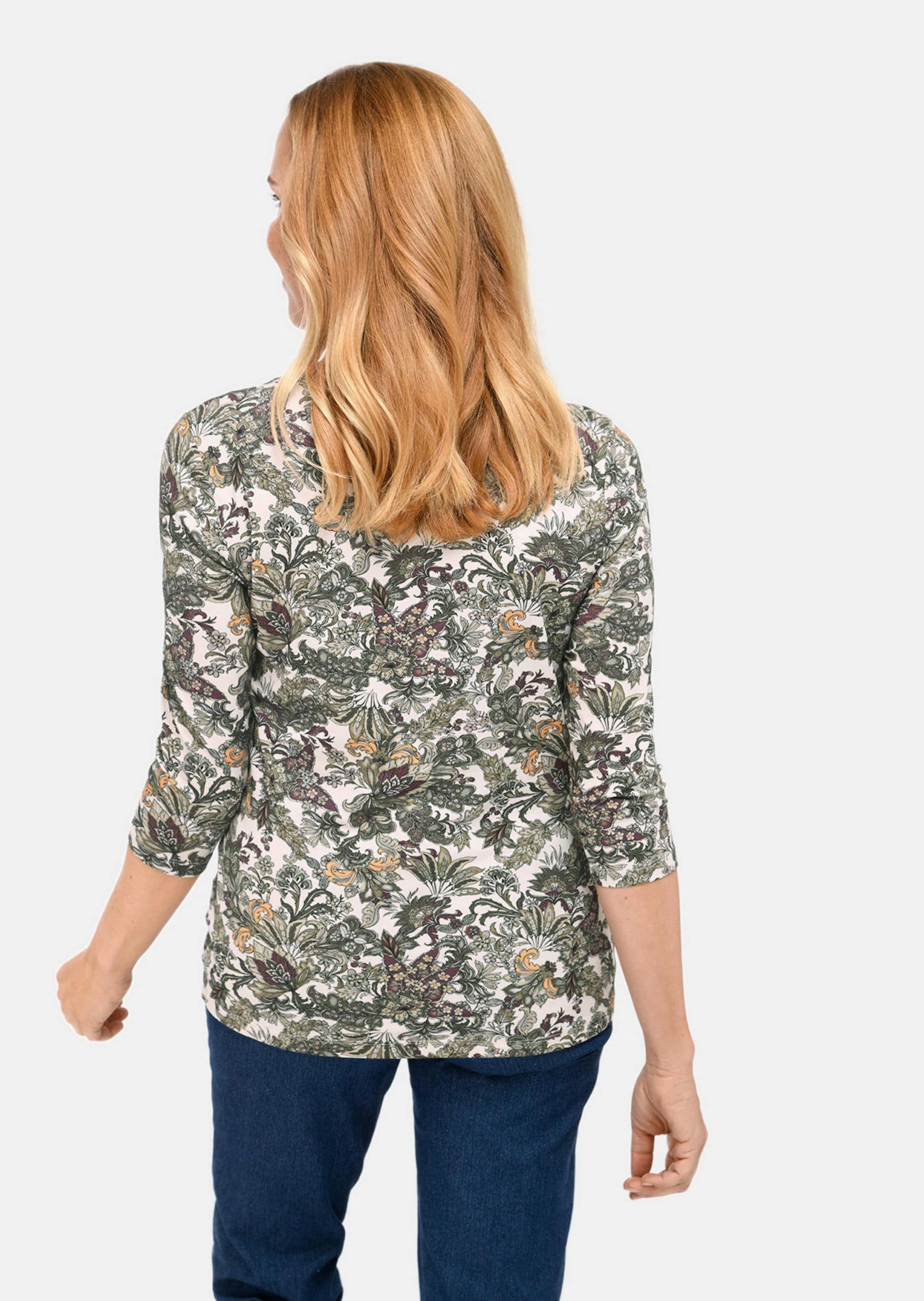 GOLDNER Print-Shirt »Kombinierfreundlich gemustertes Shirt«