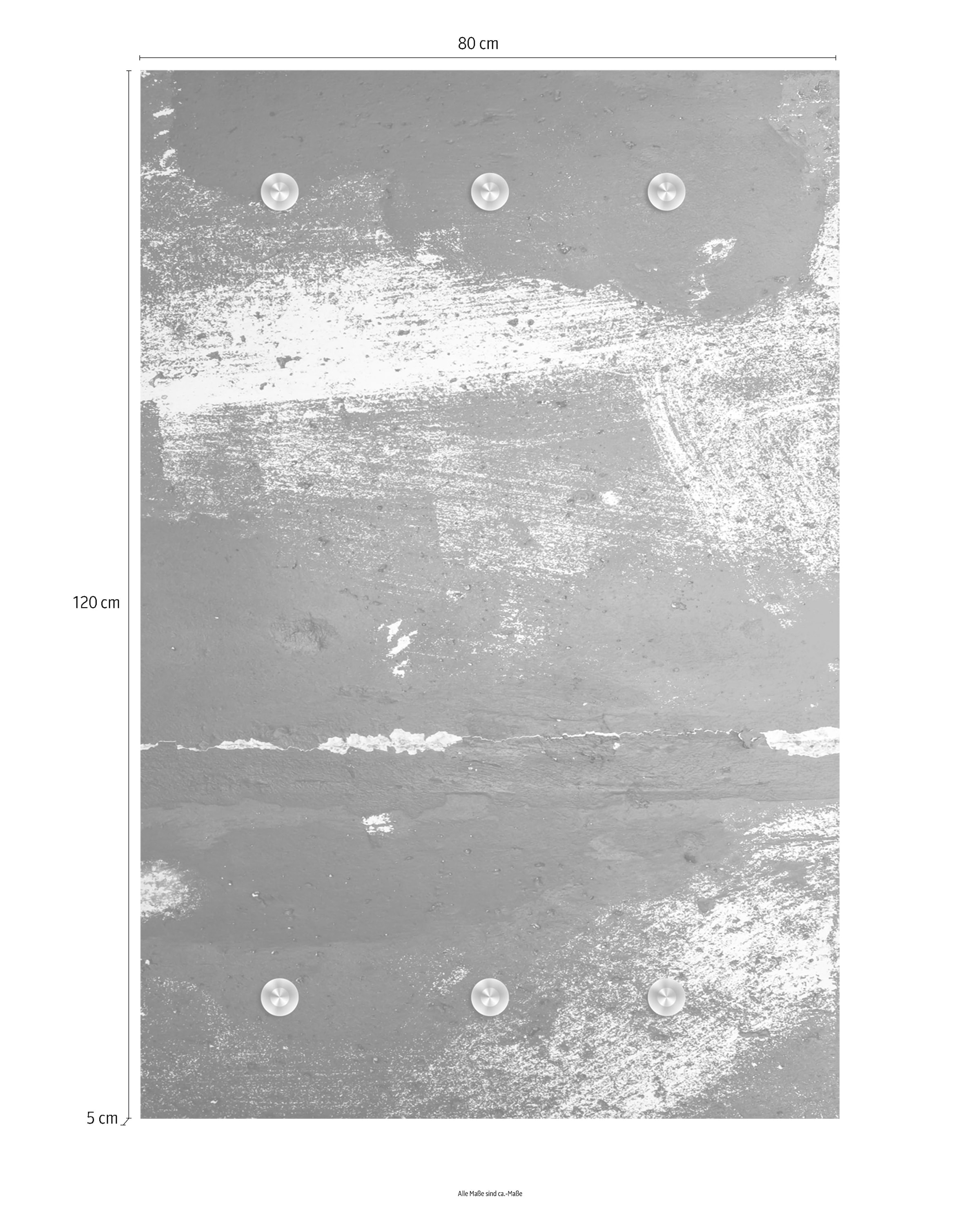 queence Garderobenleiste »Muster«, mit 6 Haken, 80 x 120 cm