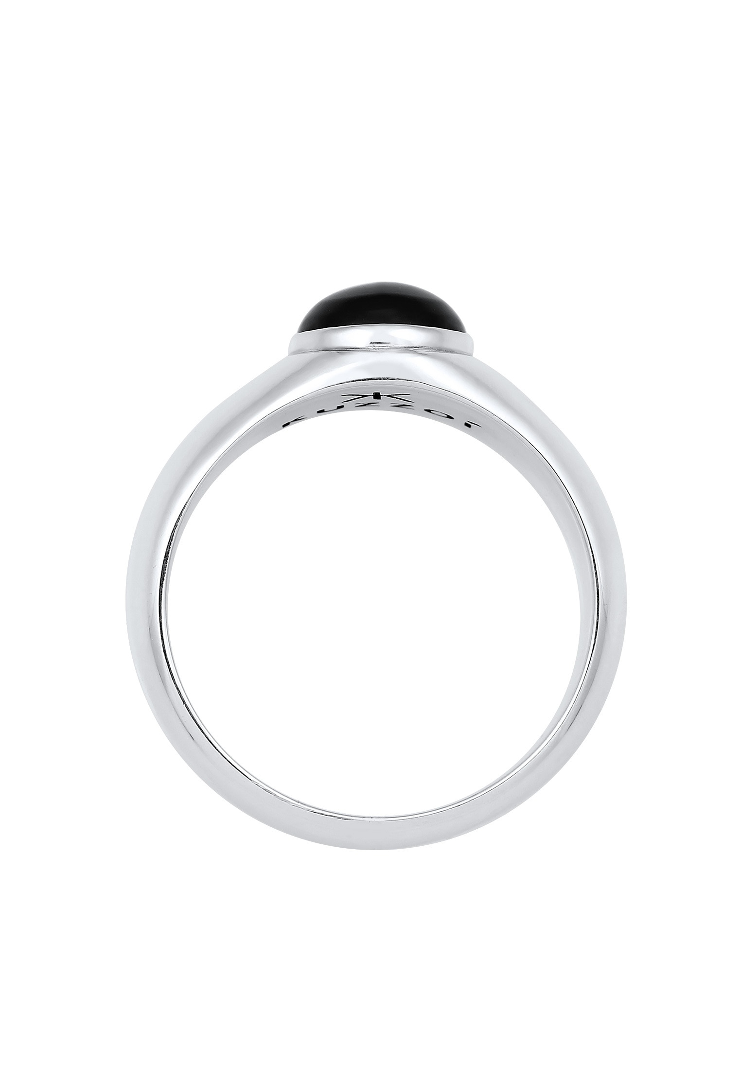 Kuzzoi Siegelring »Ring Herren Siegelring Onyx Klassik Logo 925 Silber«