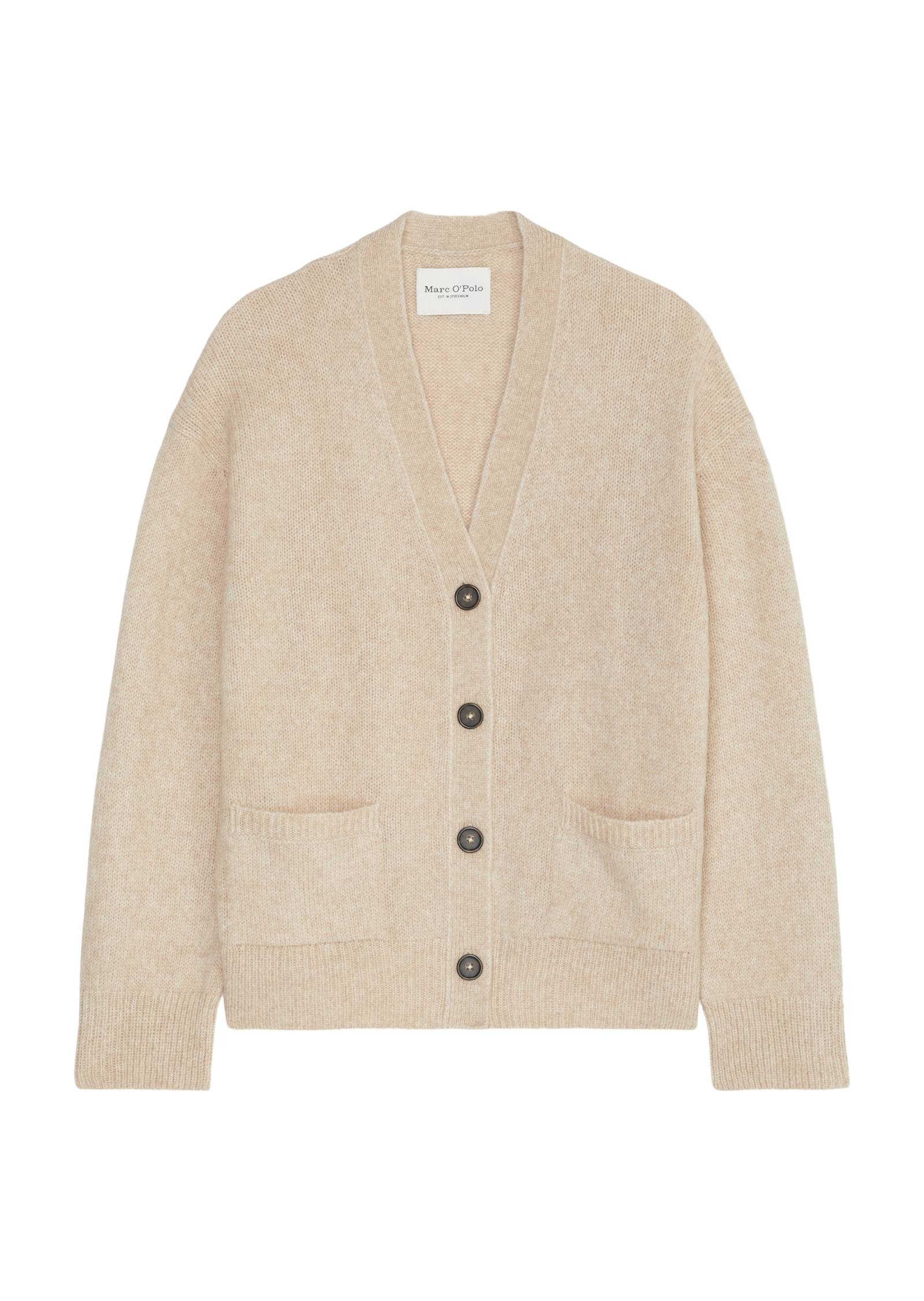 Marc O'Polo Strickjacke, V-Neck-Cardigan relaxed