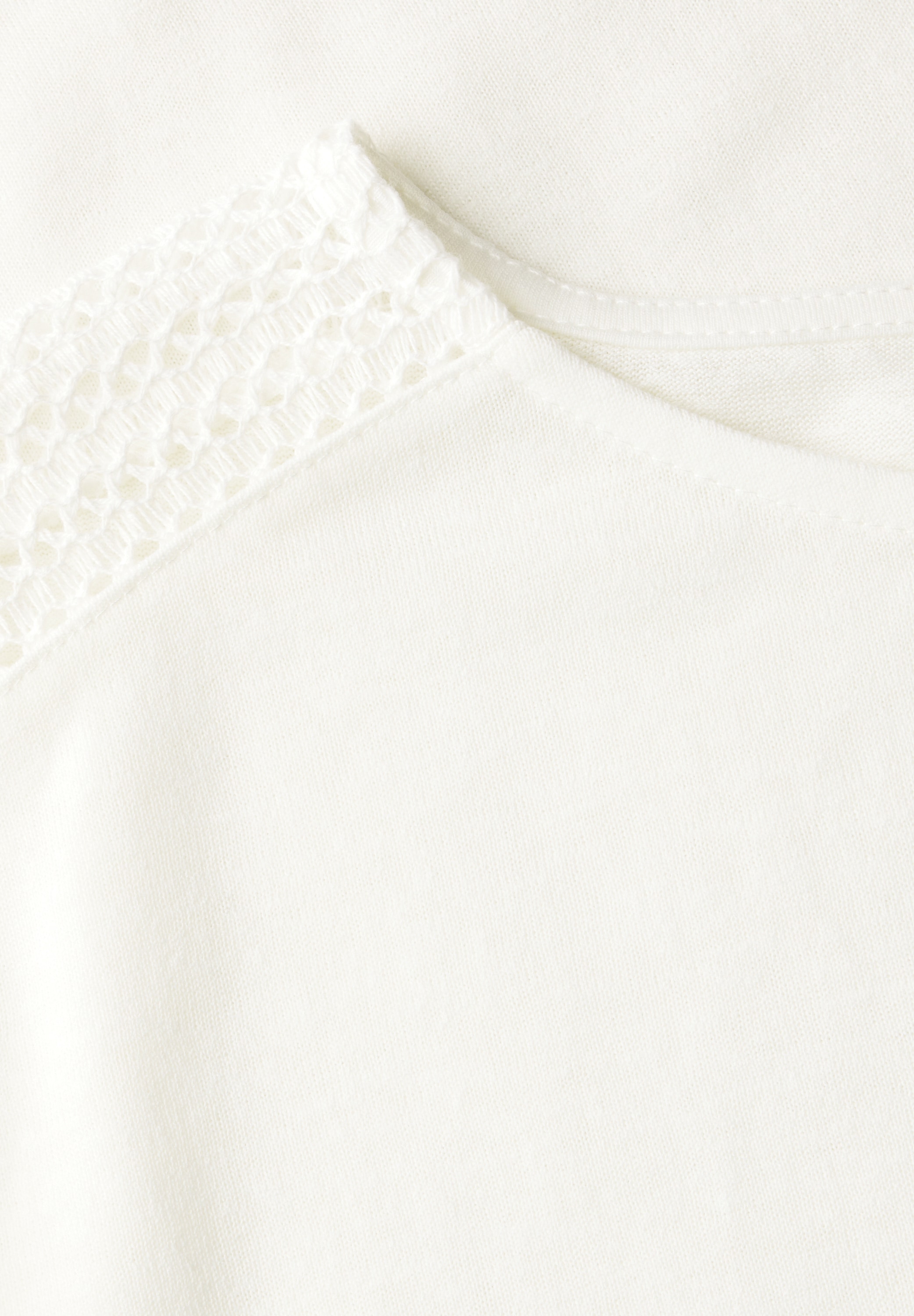 STREET ONE T-Shirt, mit Spitzendetail
