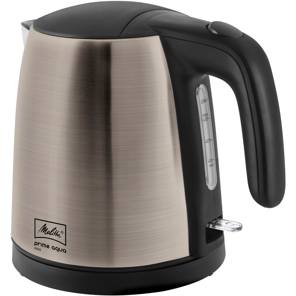 Melitta Wasserkocher »Prime Aqua Mini Metallic 1018-06«, 1 l, 2200 W