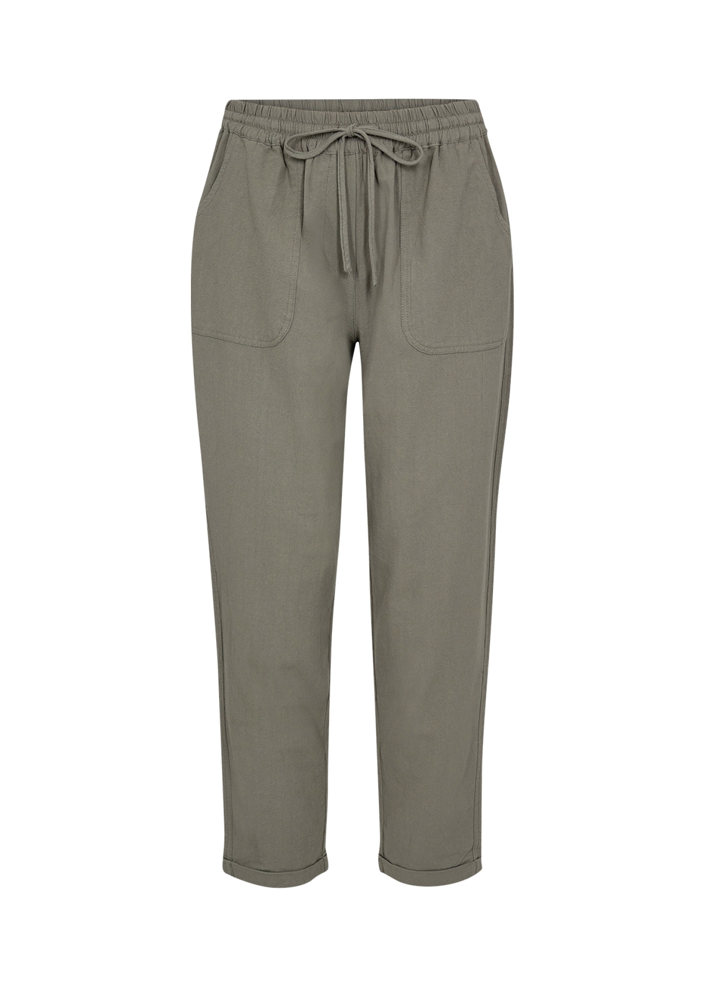 soyaconcept Schlupfhose »SC-CISSIE 10-C«  leichte Sommerhose aus Baumwolle in Leinenoptik