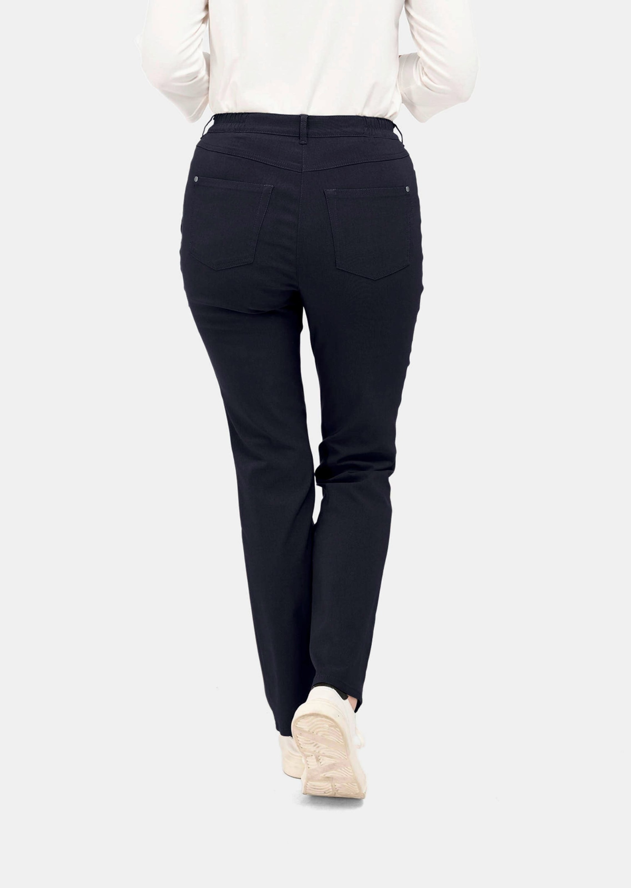 GOLDNER Stoffhose »Kurzgröße Perfekte Super-Stretch-Hose CARLA«
