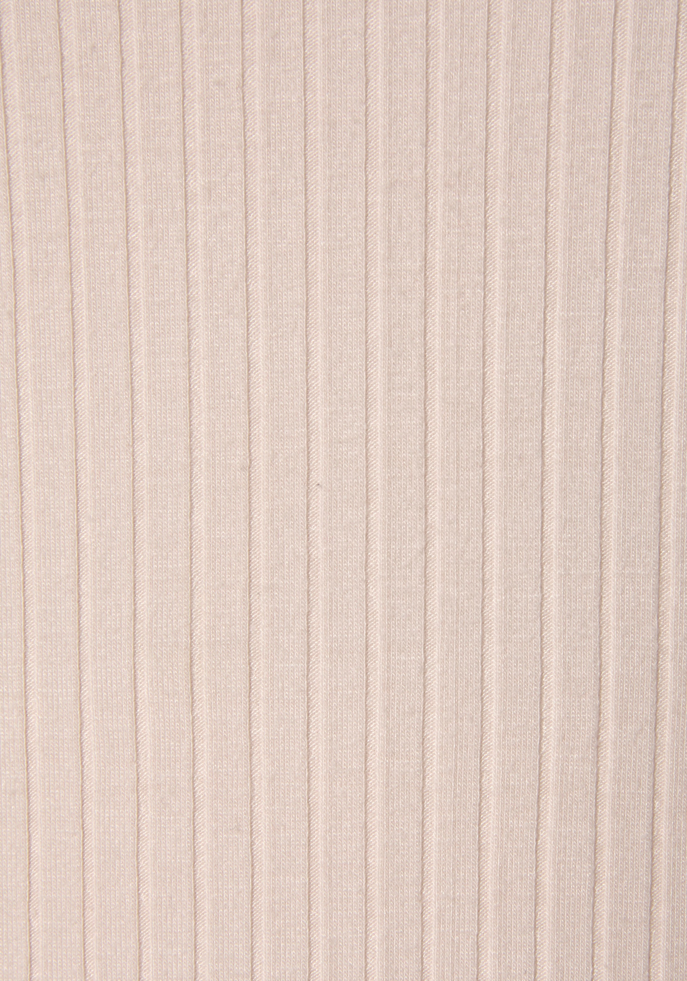 LASCANA Midikleid, aus Rippware, figurbetont, Sommerkleid, Basic