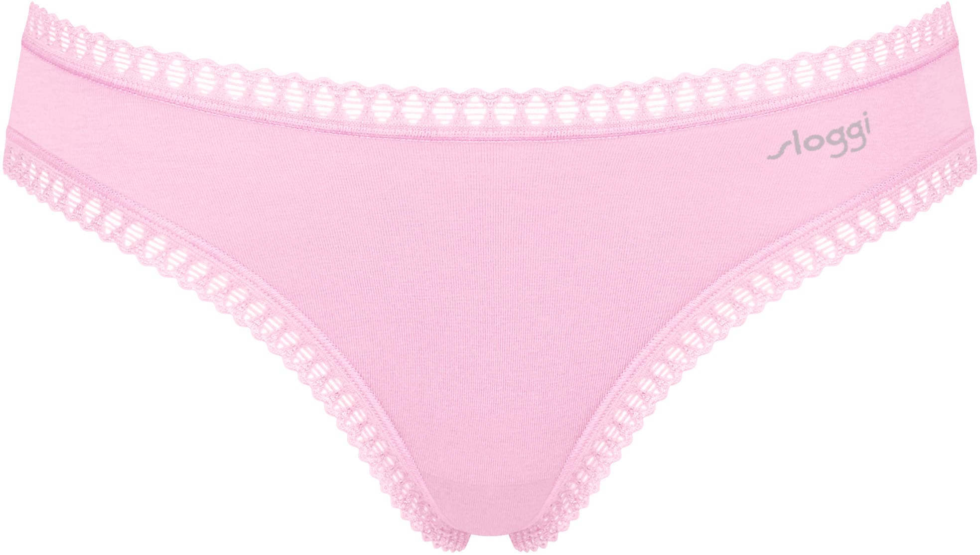 sloggi Minislip »GO Crush«, (3er Pack), dehnbare Spitzendetails, uni, gemustert