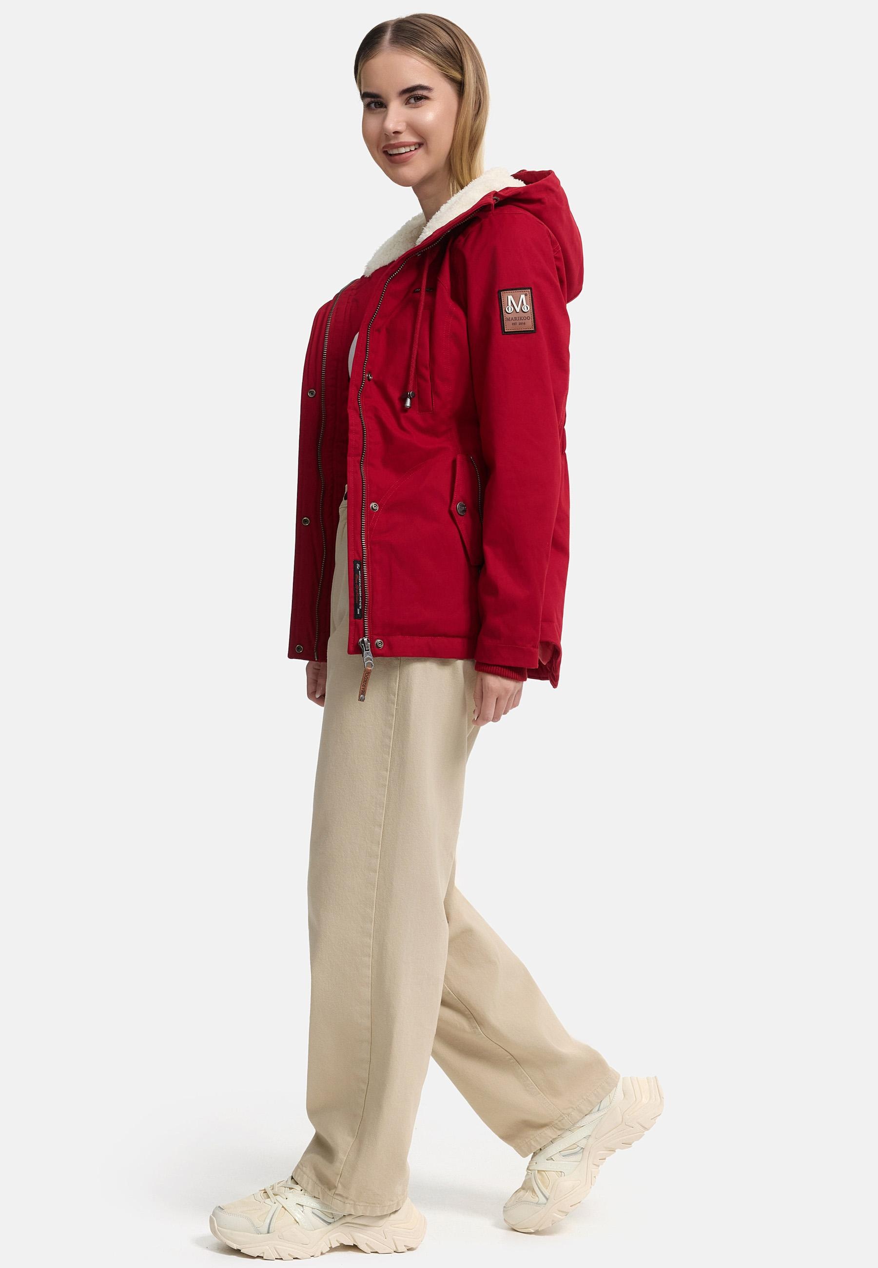 Marikoo Winterjacke »Winterjacke Bikoo«, mit Kapuze, sportliche Damen Outdoor Baumwolljacke mit Kapuze