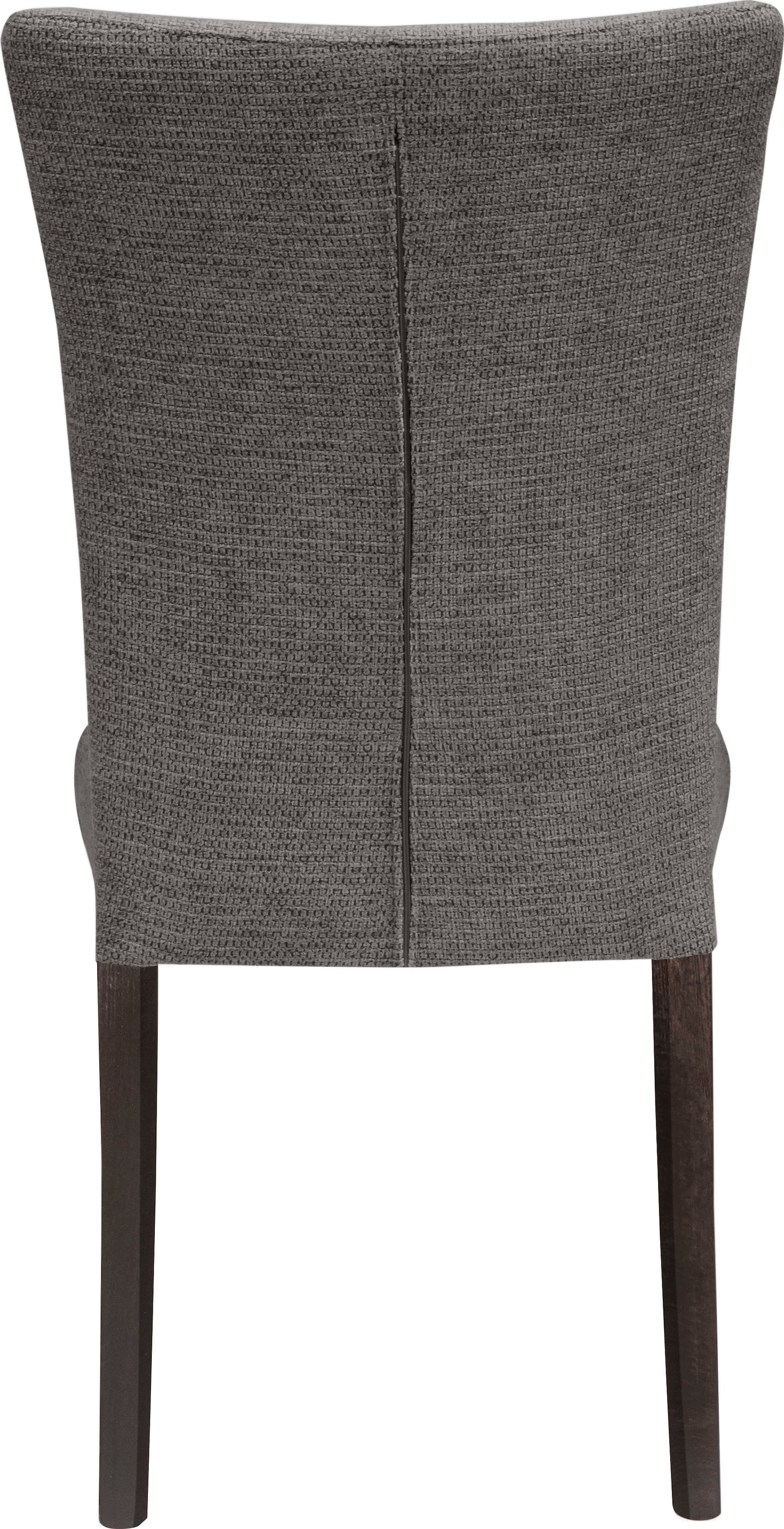 Home affaire 4-Fußstuhl »Aspen«, (Set), 2 St., Softstruktur, Beine aus massiver Buche, wengefarben lackiert