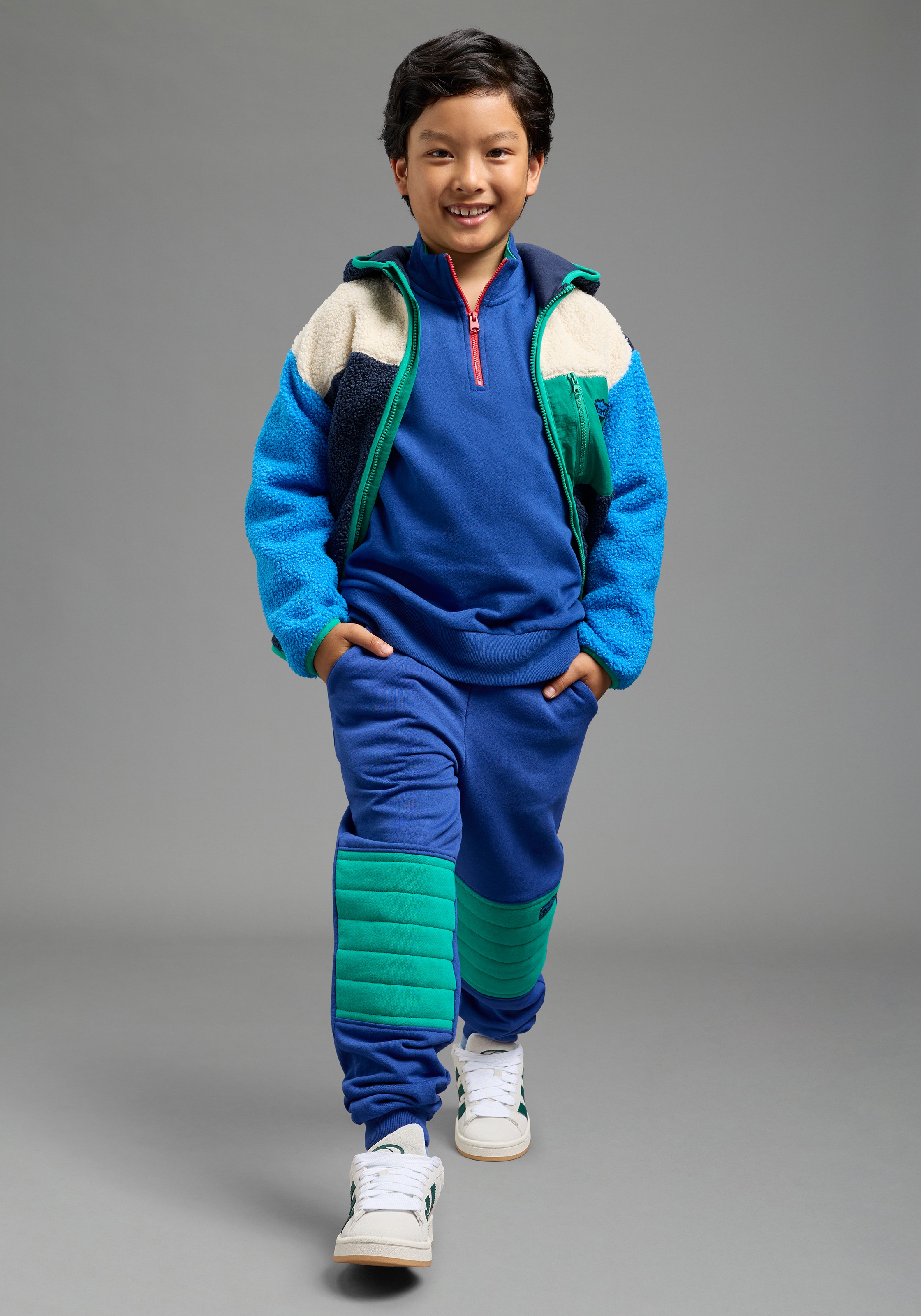Scout Sweathose »Jogginghose mit Kniepatchen - NEU von SCOUT«  bequeme Passform mit geradem Bein, normale Leibhöhe