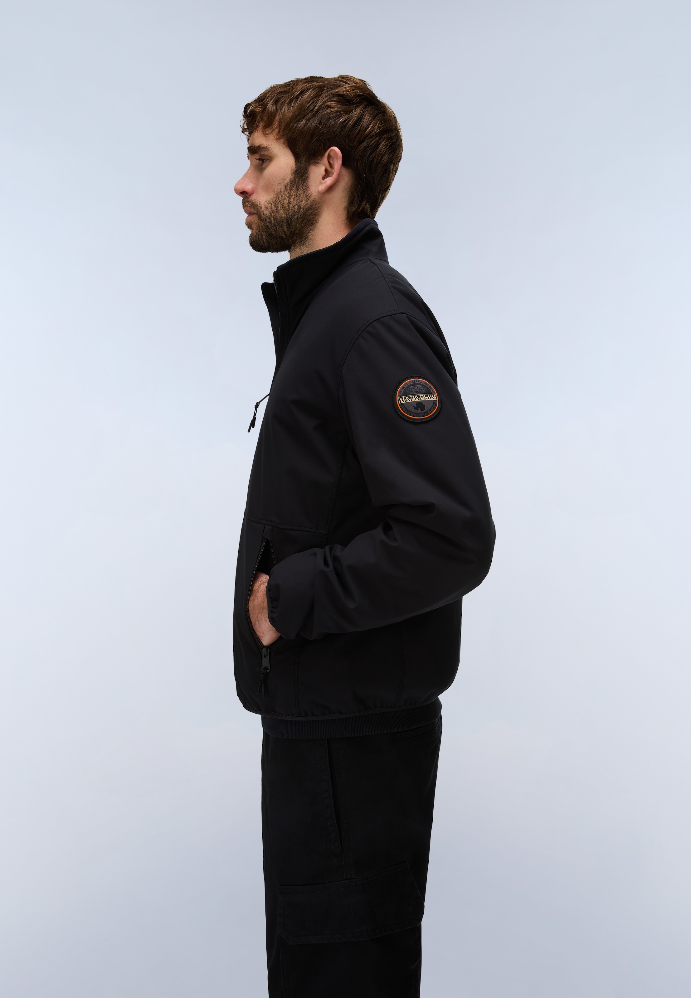 Napapijri Winterjacke »A-TUNDRA FZ STAND BLACK BEAUTY« aus Polyamid, gerader Charakter
