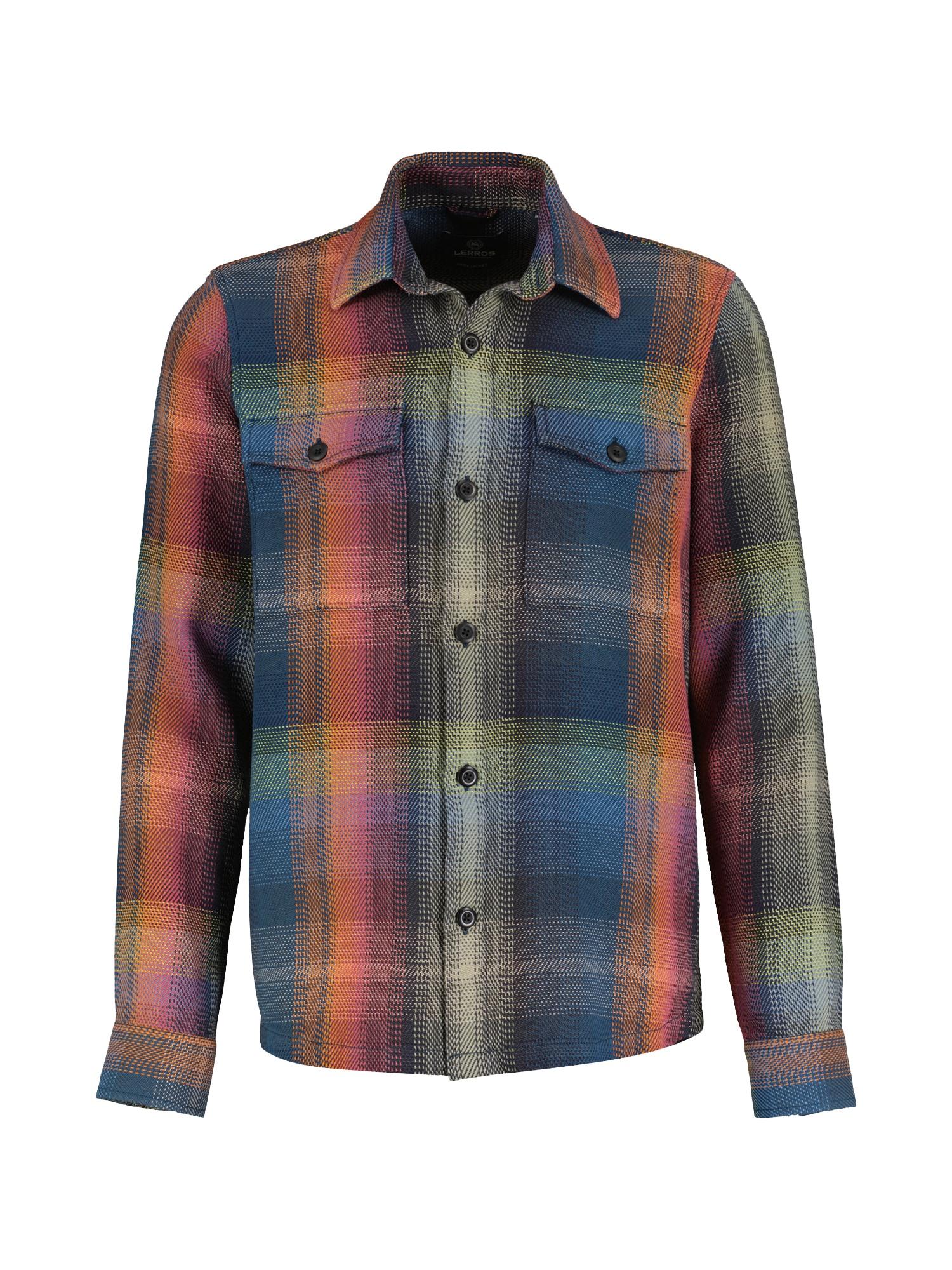 LERROS Langarmhemd »LERROS Herren Overshirt im Lumberjack-Style«