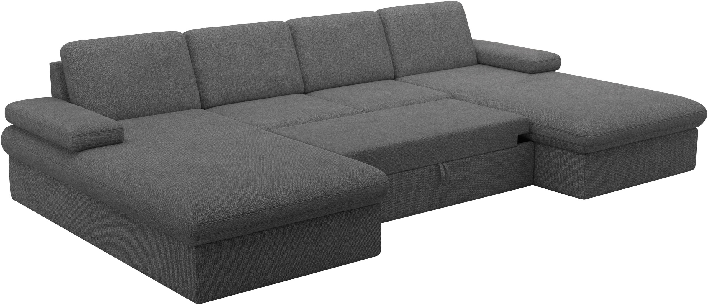 sit&more Wohnlandschaft »Moreno«, mit Armteilverstellung,wahlweise mit Bettfunktion