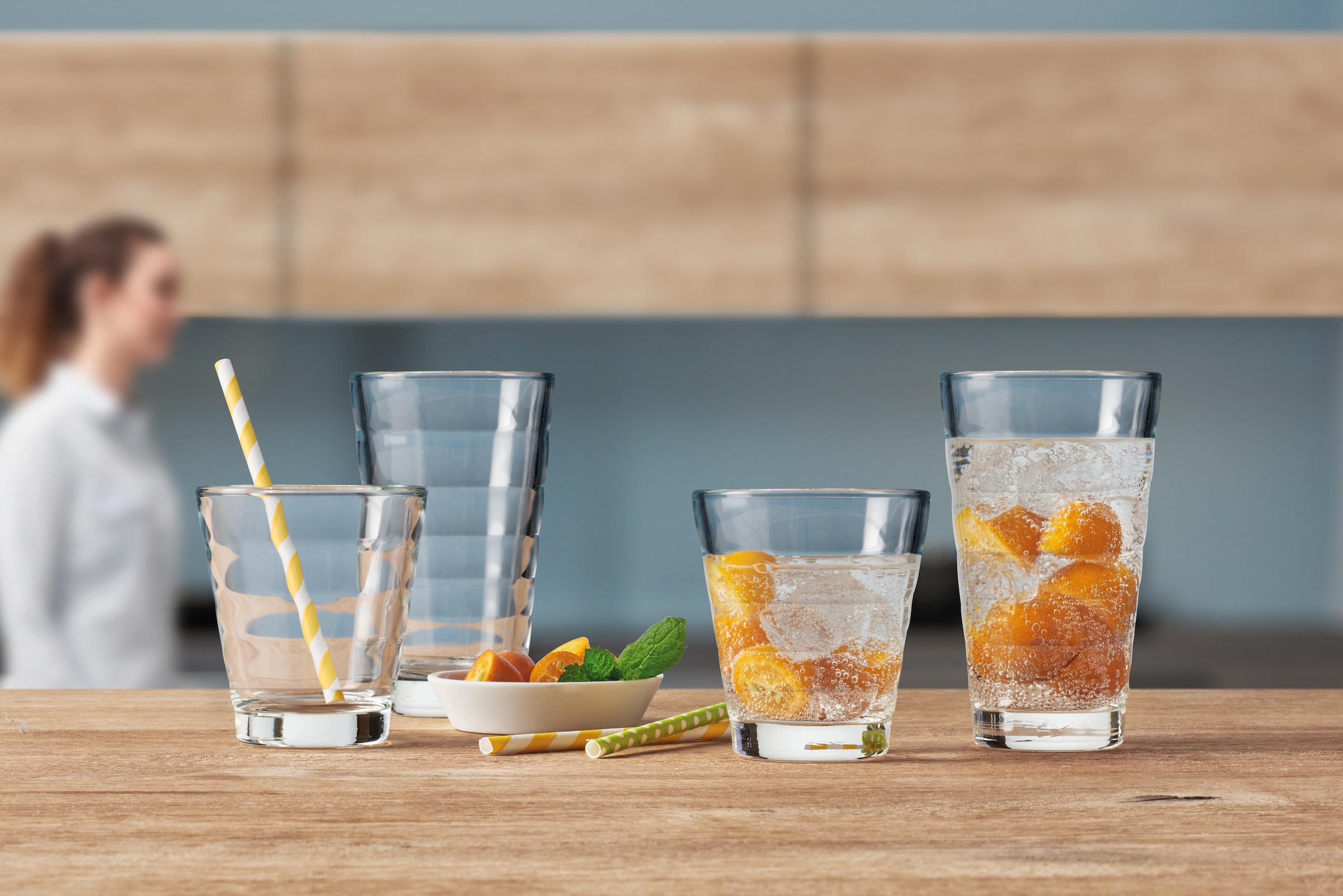LEONARDO Gläser-Set »Onda«, (Set, 12 tlg.), je 6 kleine und große Becher